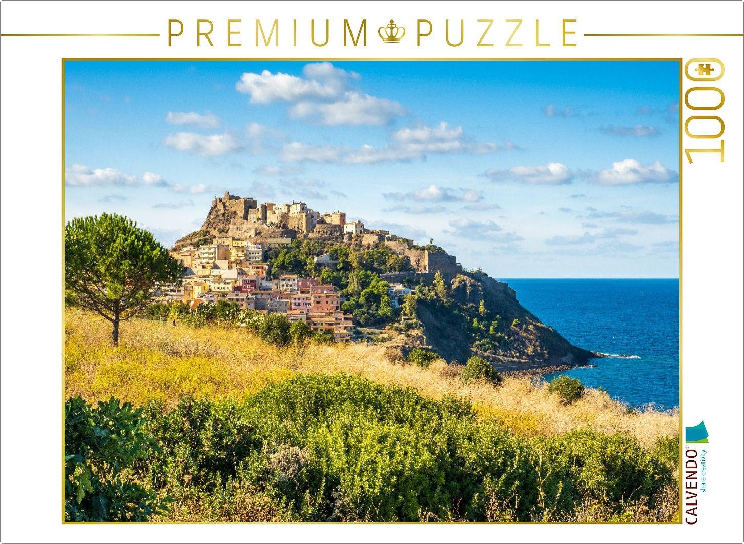 Puzzle CALVENDO Puzzle Castelsardo 1000 Teile Lege-Größe 64 x 48 cm Foto-Puzzle Bild von VogtArt