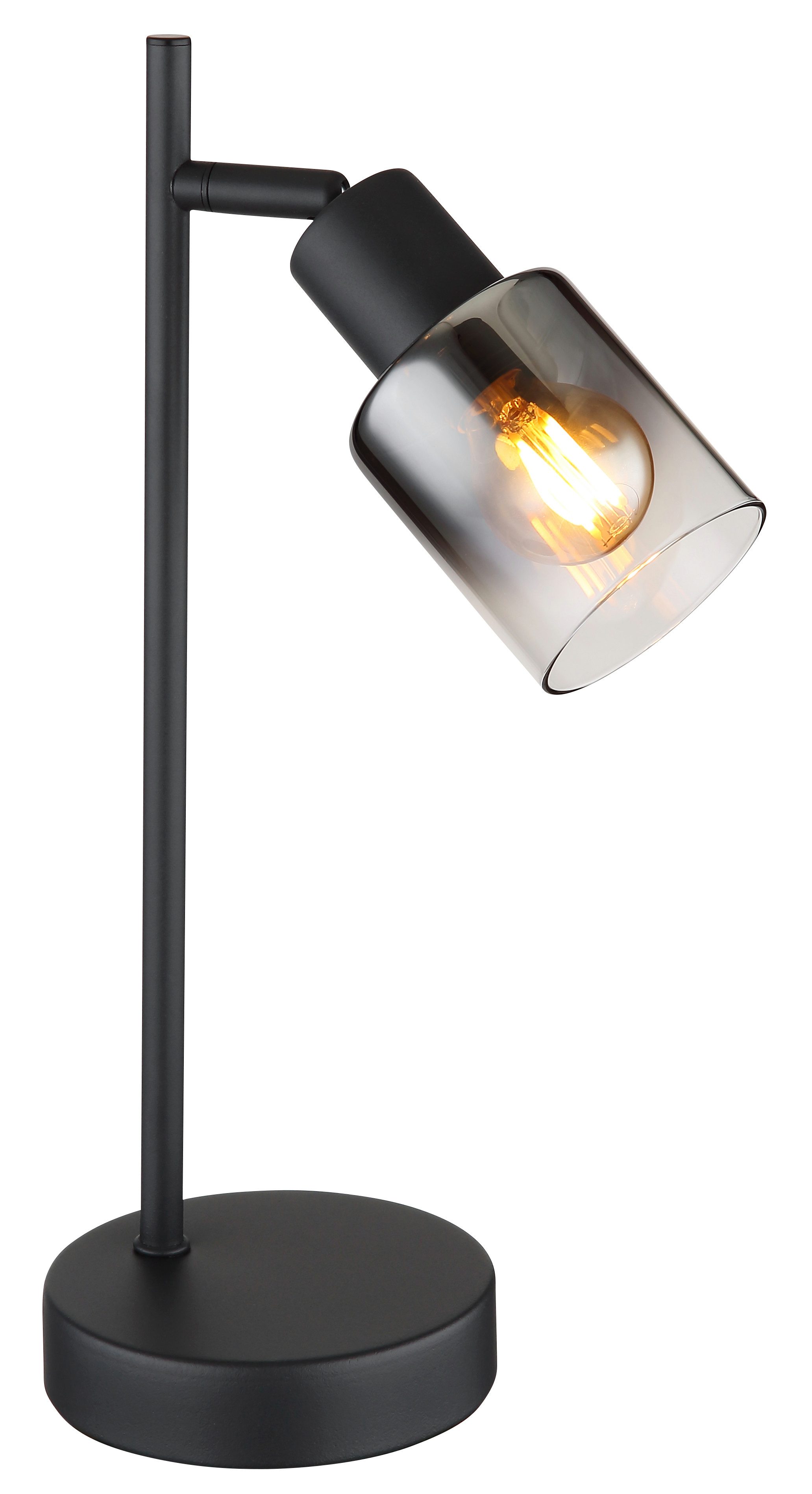 GLOBO LIGHTING Tischleuchte HUBERTUS, ohne Leuchtmittel, Tischlampe Nachttischlampe Deko-Tischleuchte Schlafzimmer
