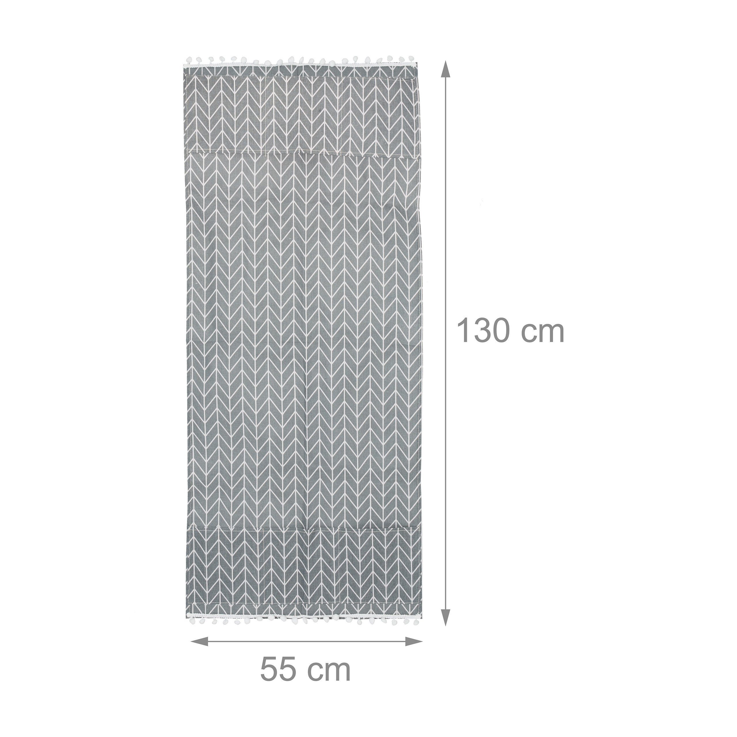 relaxdays Antirutschmatte Waschmaschinenauflage mit Taschen, 1-St. – Bild 4 von 5