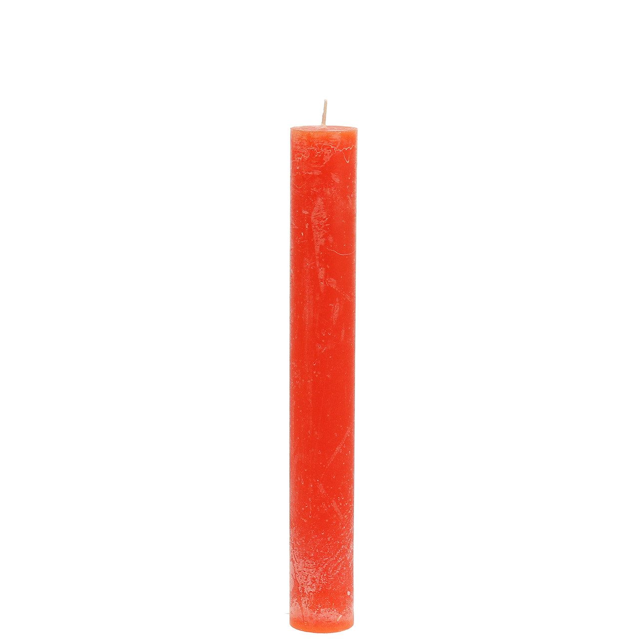 Florists Products Spitzkerze Stabkerzen Orange durchgefärbt 34x240mm 4er-Set Herbstdeko für, 4 Stü