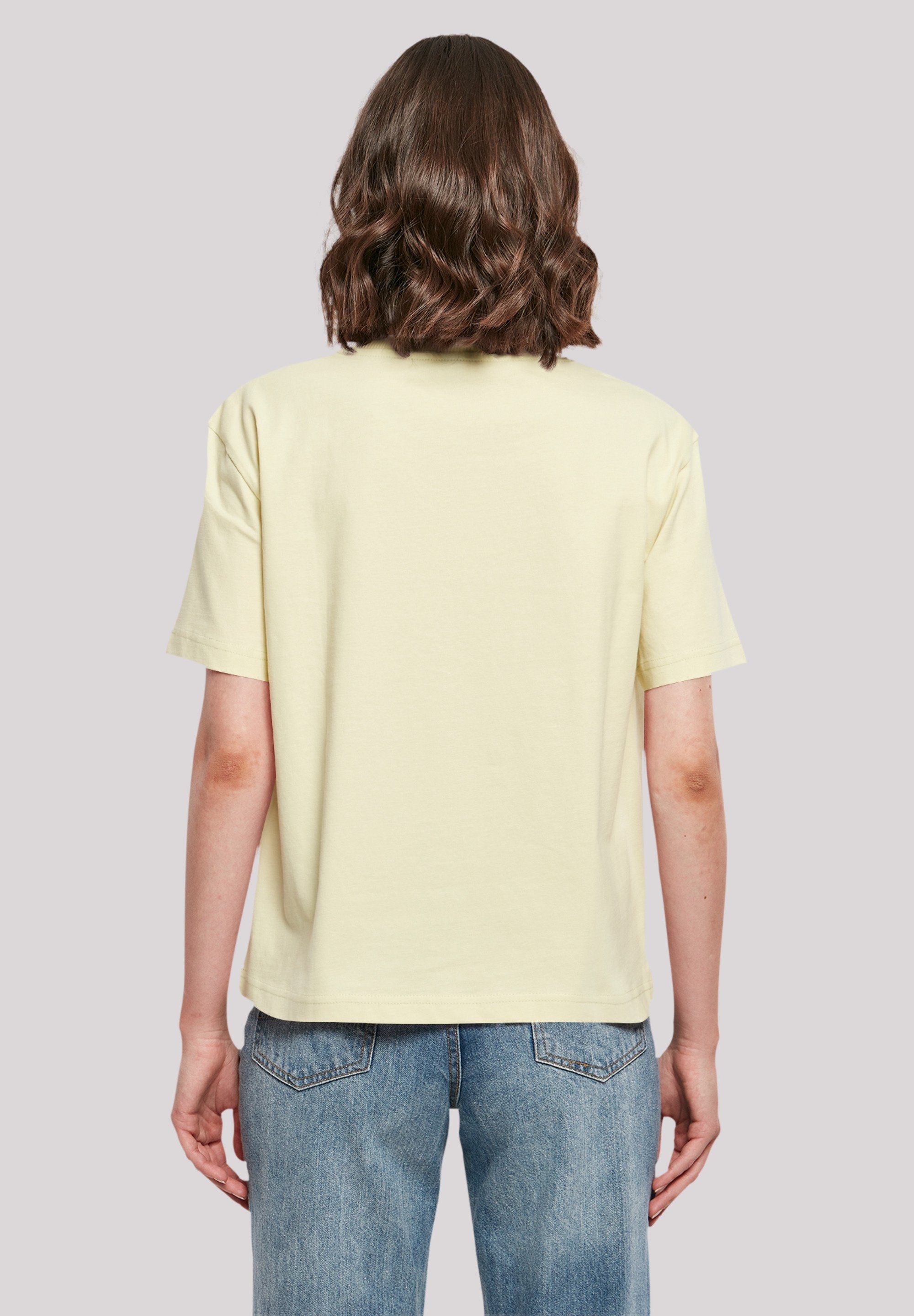 F4NT4STIC softyellow Print Tree T-Shirt Spring