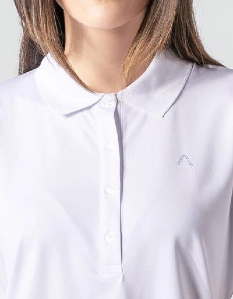 Alberto Poloshirt Alberto Golf Polo Eva Dry Comfort Weiß Damen