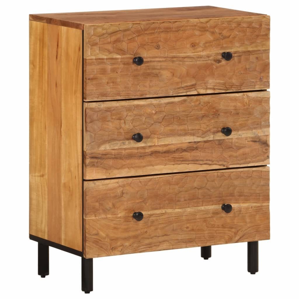 vidaXL Beistellschrank Beistellschrank 60x33x75 cm Massivholz (1-St)