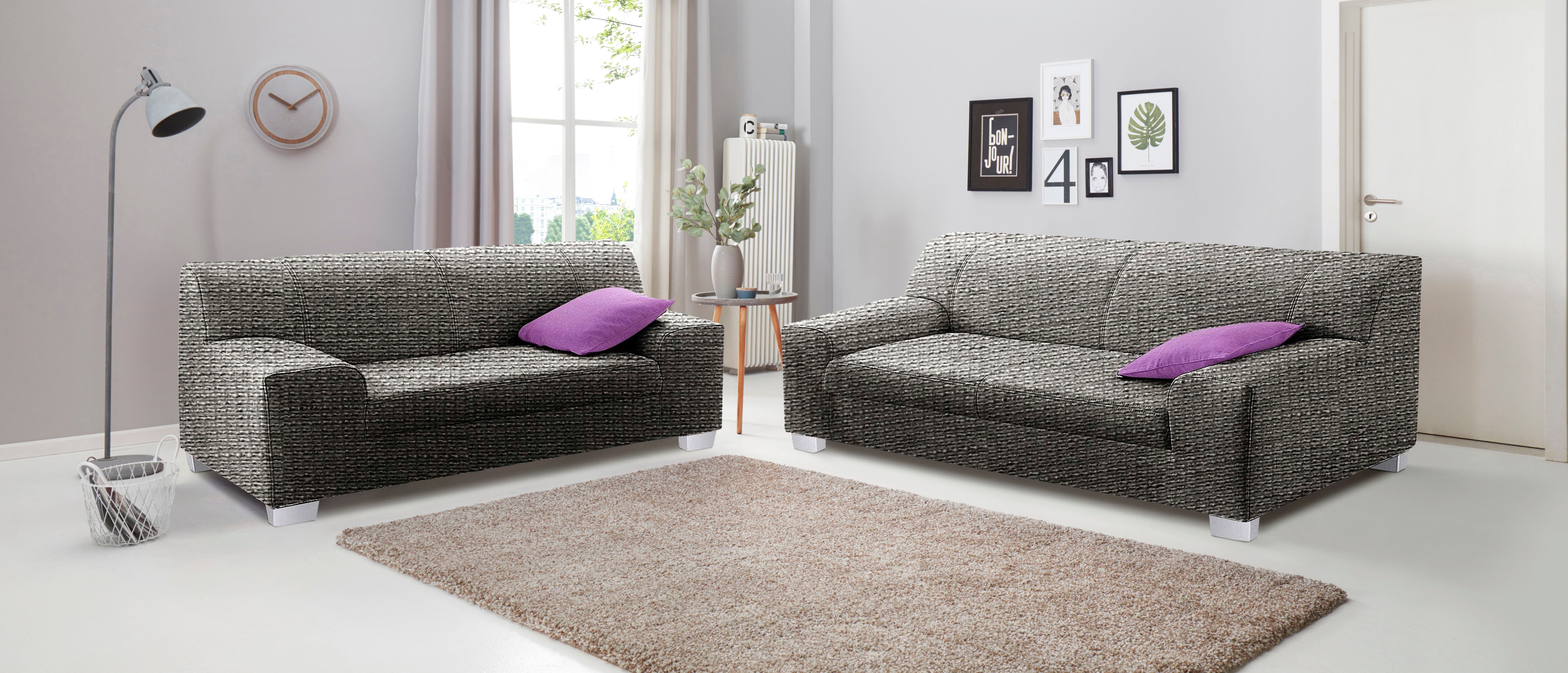 DOMO collection Polstergarnitur Amando, (Spar-Set), bestehend günstig online kaufen