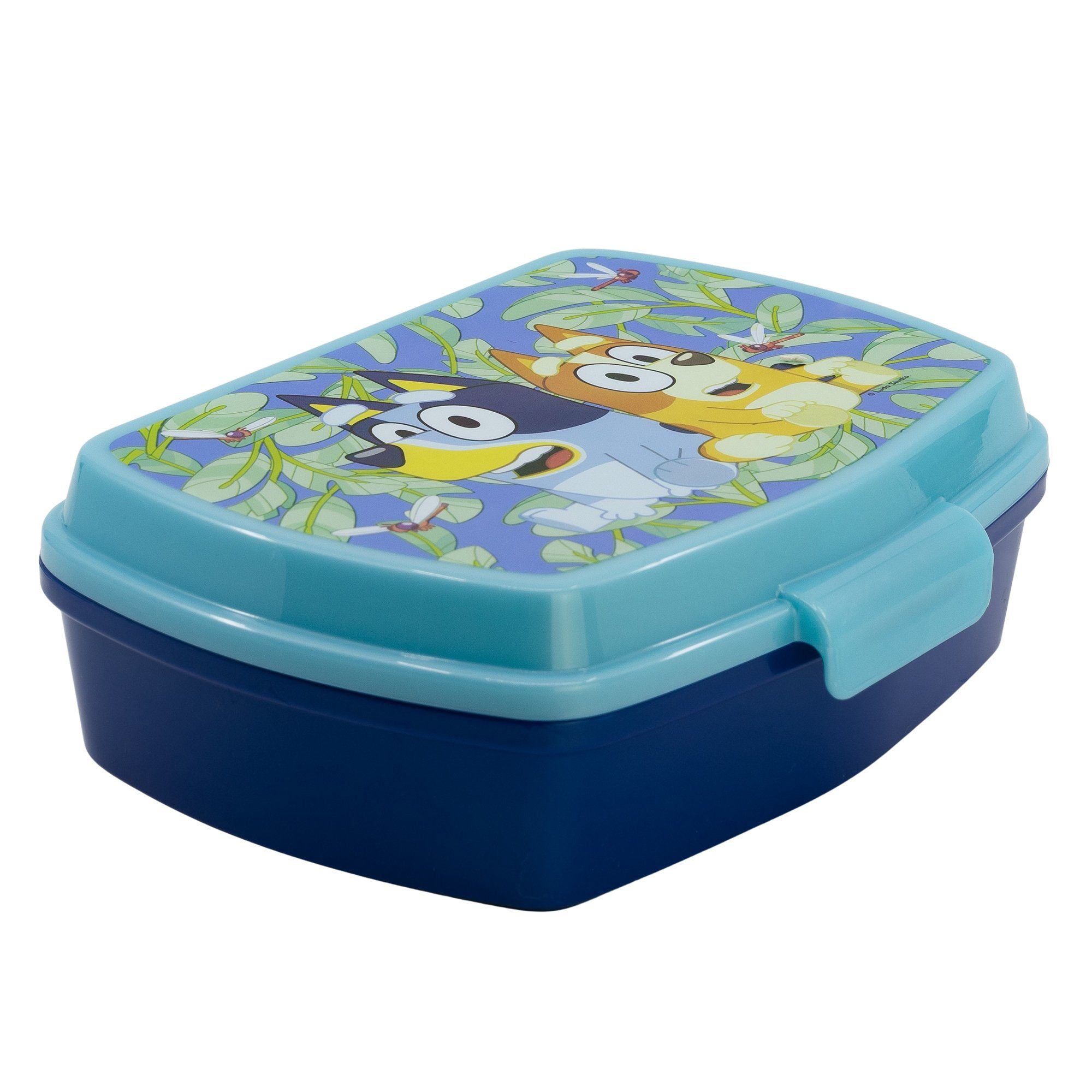 Bluey Lunchbox Bluey Bingo Kinder 2 teiliges Set Brotdose plus Trinkflasche, (2-tlg)