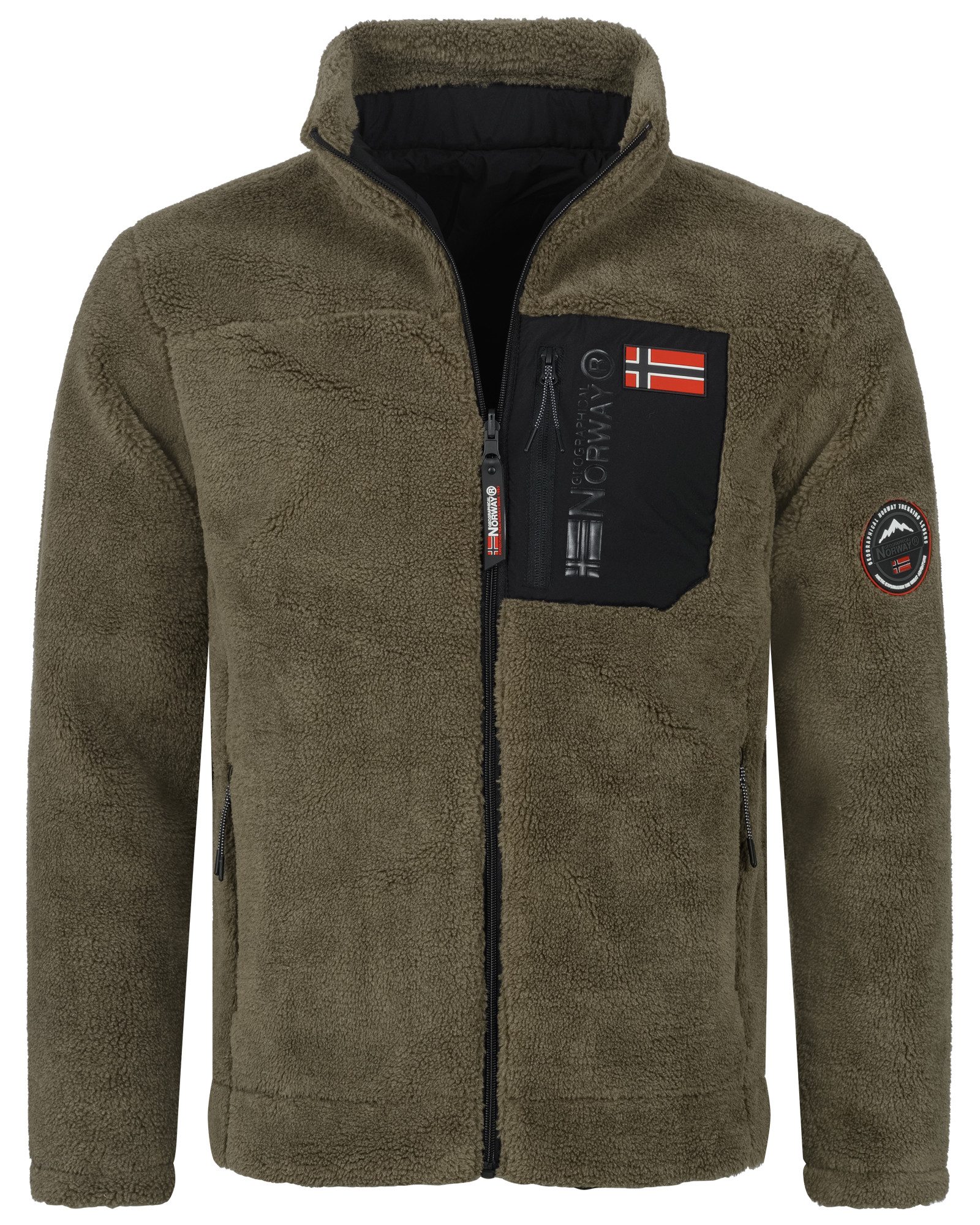 Geographical Norway Fleecejacke Herren Teddy Fleece günstig online kaufen
