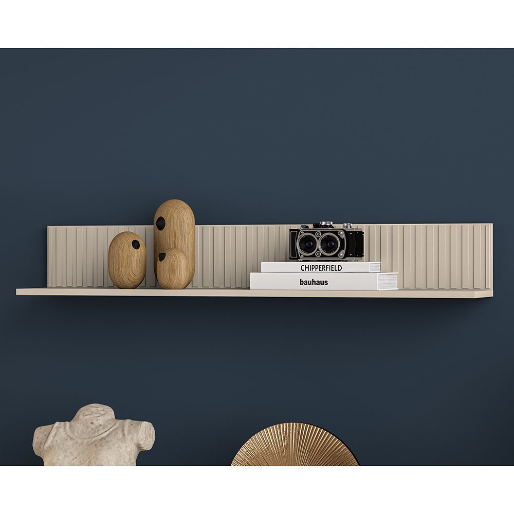 Lomadox Wandregal SALOU-131, in kaschmir matt, B/H/T ca. 120/18/20 cm günstig online kaufen