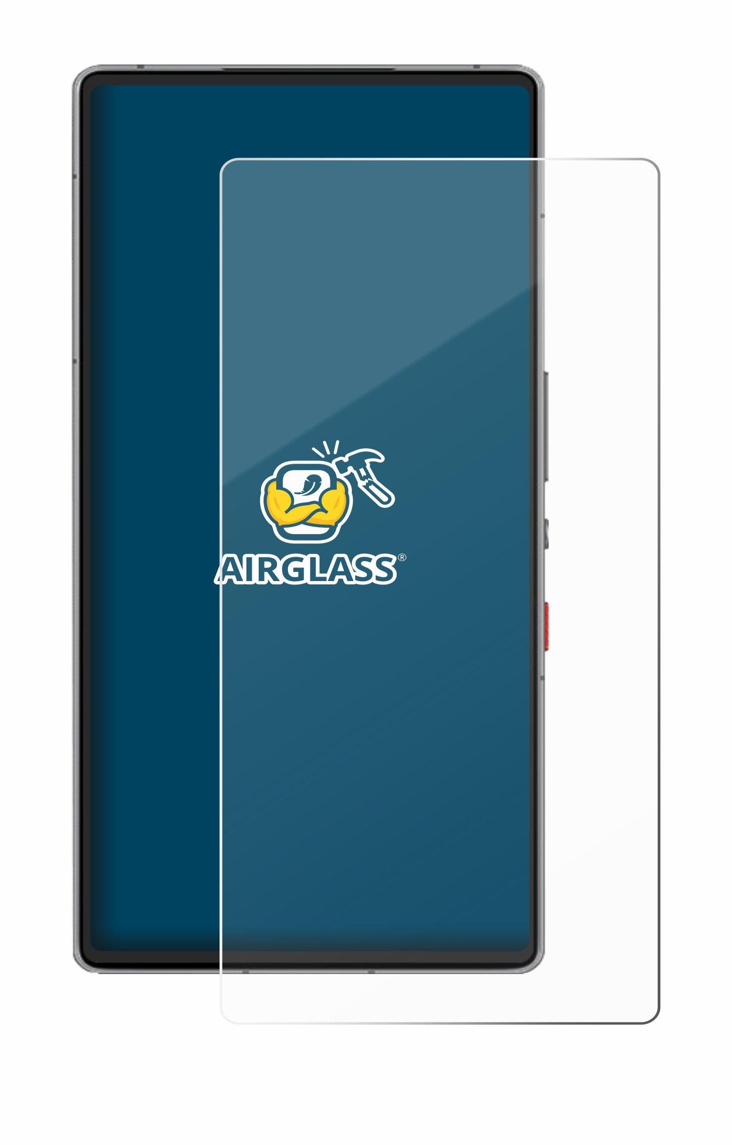 BROTECT Displayschutzglas Folie für ZTE Nubia Red Magic 10 Air, Schutzfolie Glas Panzer Display Schutz klar
