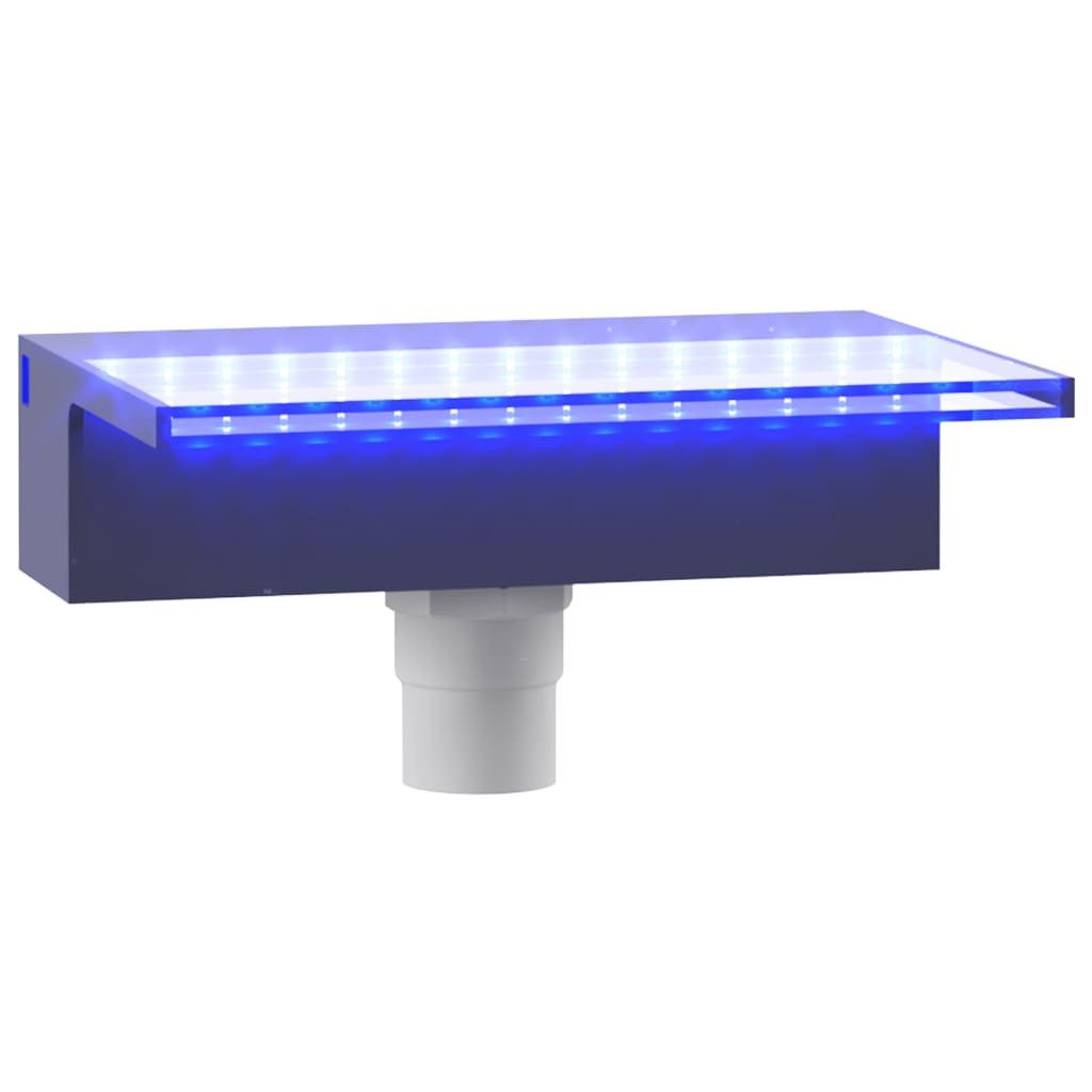 Wasserfall Wasserfall-Element mit RGB LEDs Acryl 30 cm