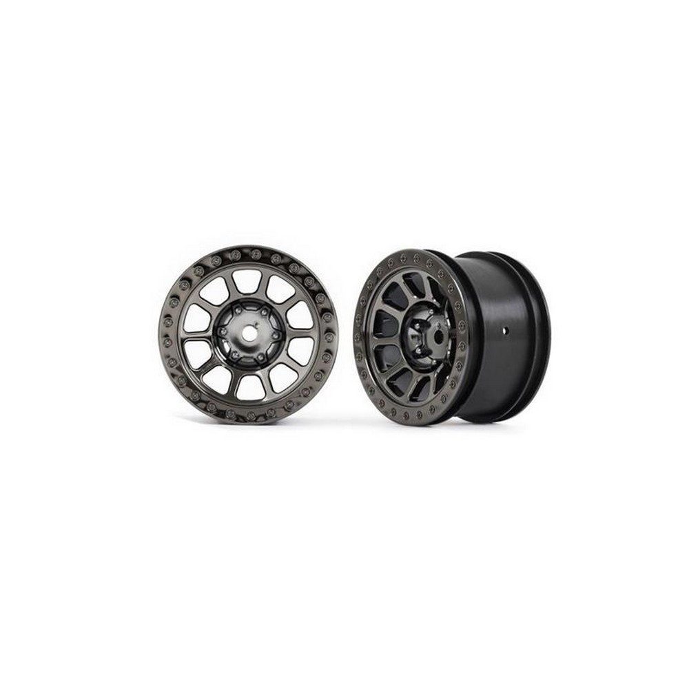 Modellbausatz TRX2480A Felge Bandit 2.2 Schwarz-Chrom hi