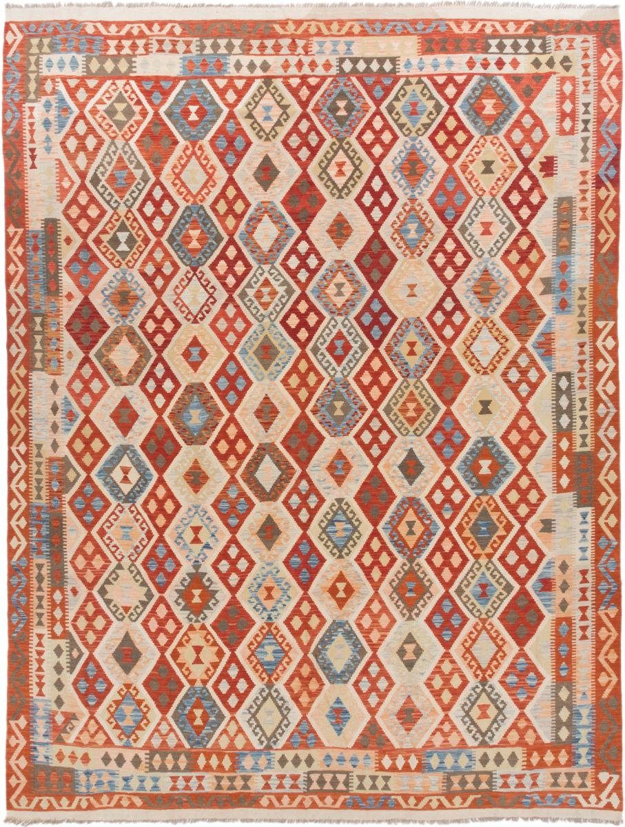 Orientteppich Kelim Afghan 306x402 Handgewebter Orientteppich, Nain Trading, rechteckig, Höhe: 3 mm