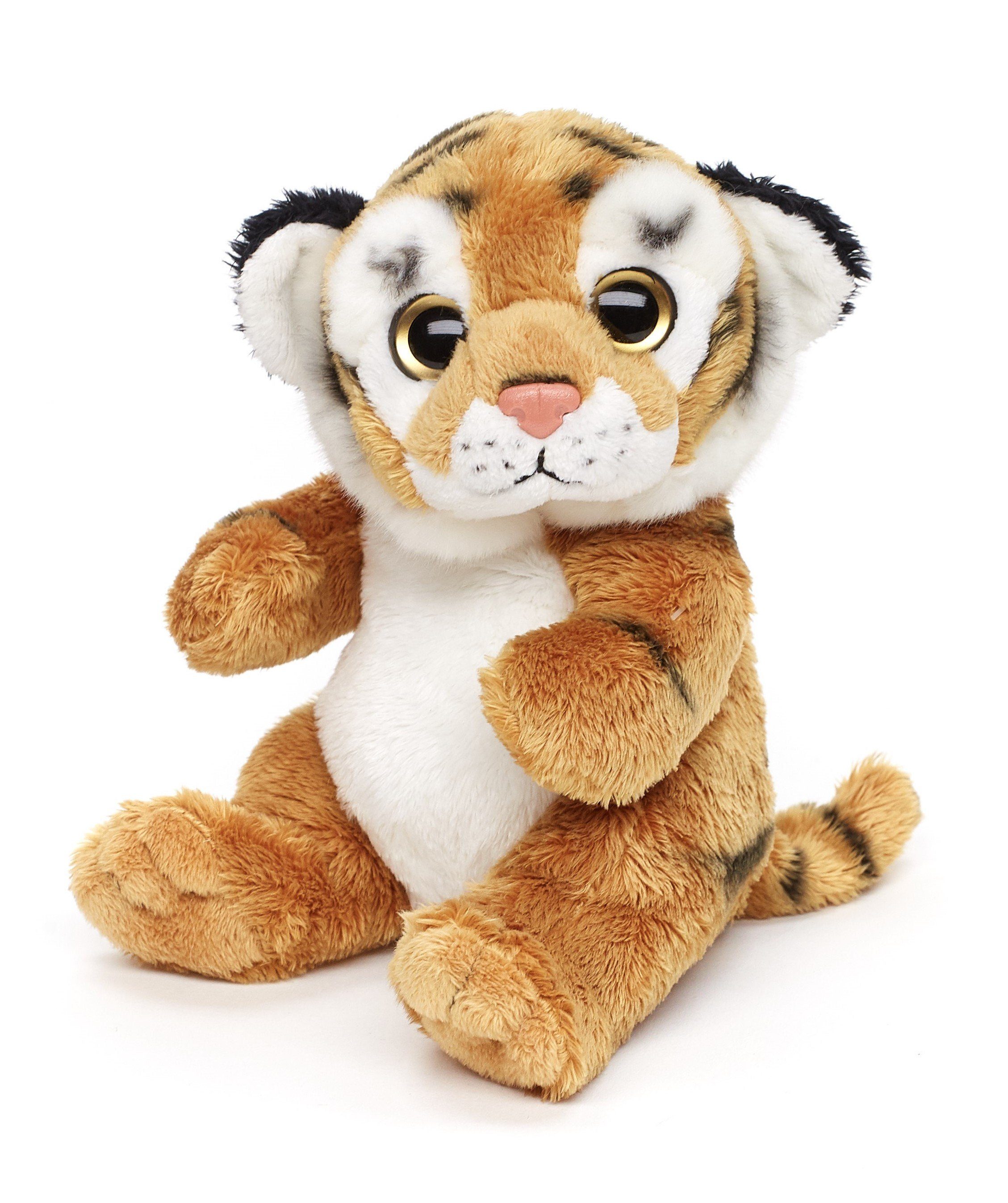 Uni-Toys Kuscheltier Plushie - Tiger/weißer Tiger/Löwe/ Löwin - 16 cm -  Plüsch, Plüschtier, zu 100 % recyceltes Füllmaterial
