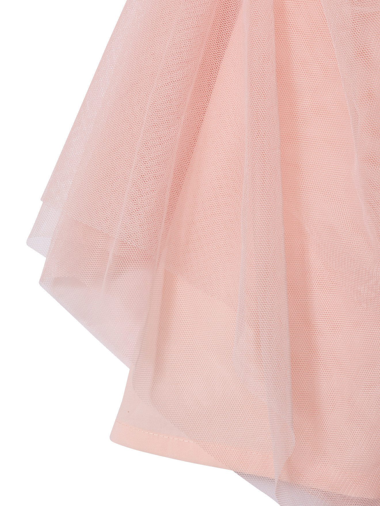 vertbaudet Minikleid Festliches Mädchen Volantkleid, Musselin & Tüll – Bild 4 von 5