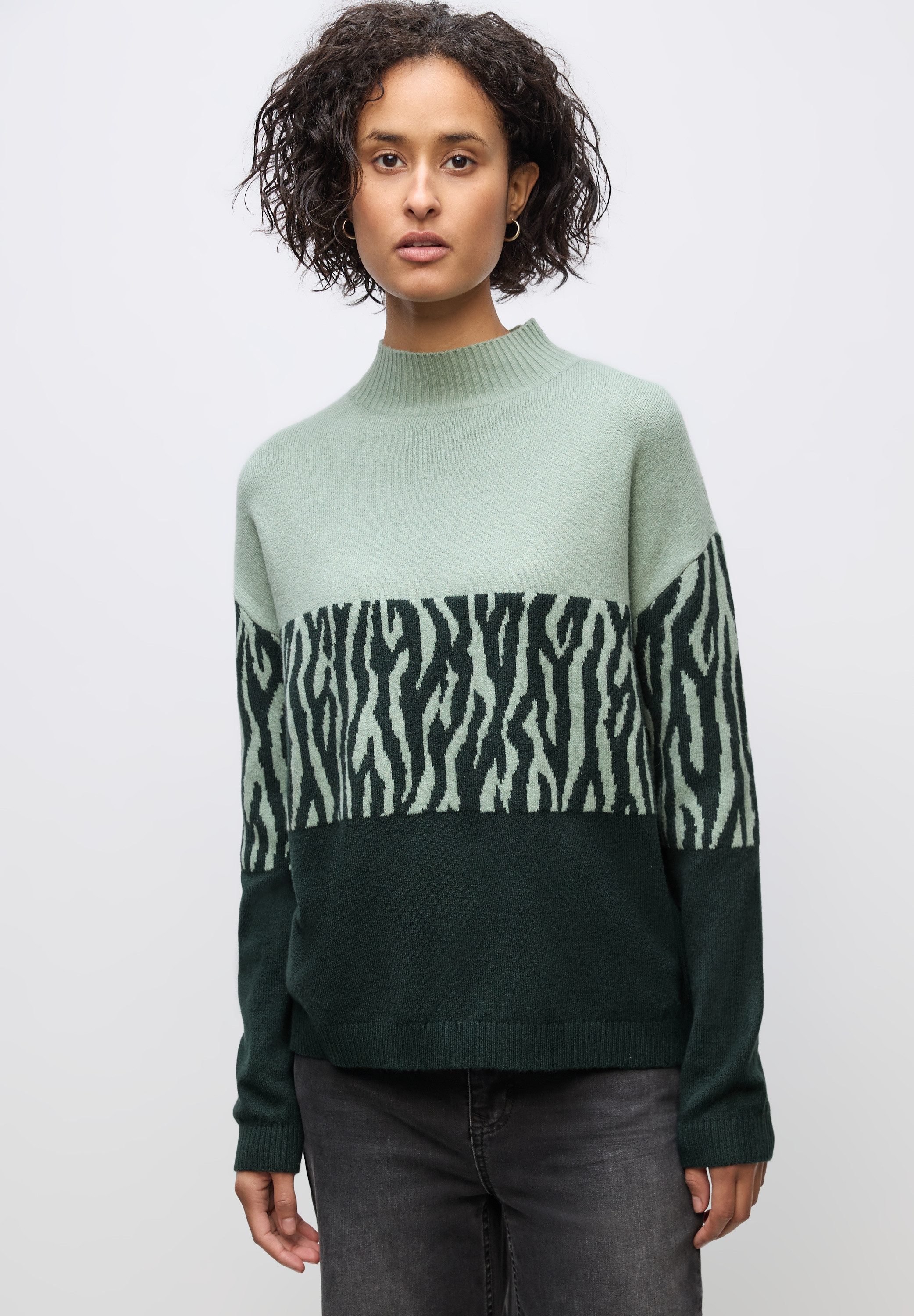 STREET ONE Strickpullover im soften Baumwoll-Mix günstig online kaufen