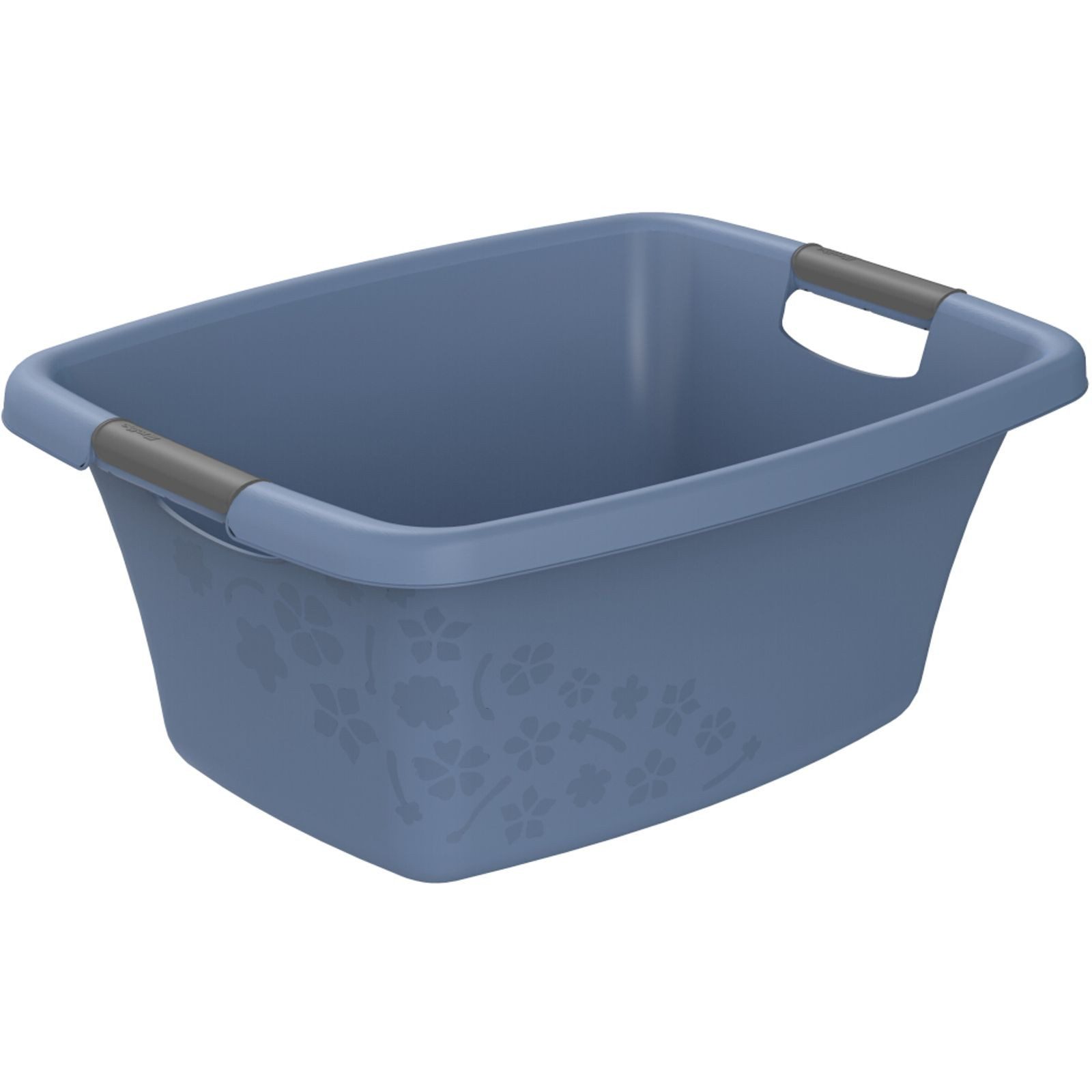 Wäschekorb ROTHO Wäschewanne Flowers 25 l horizon blue