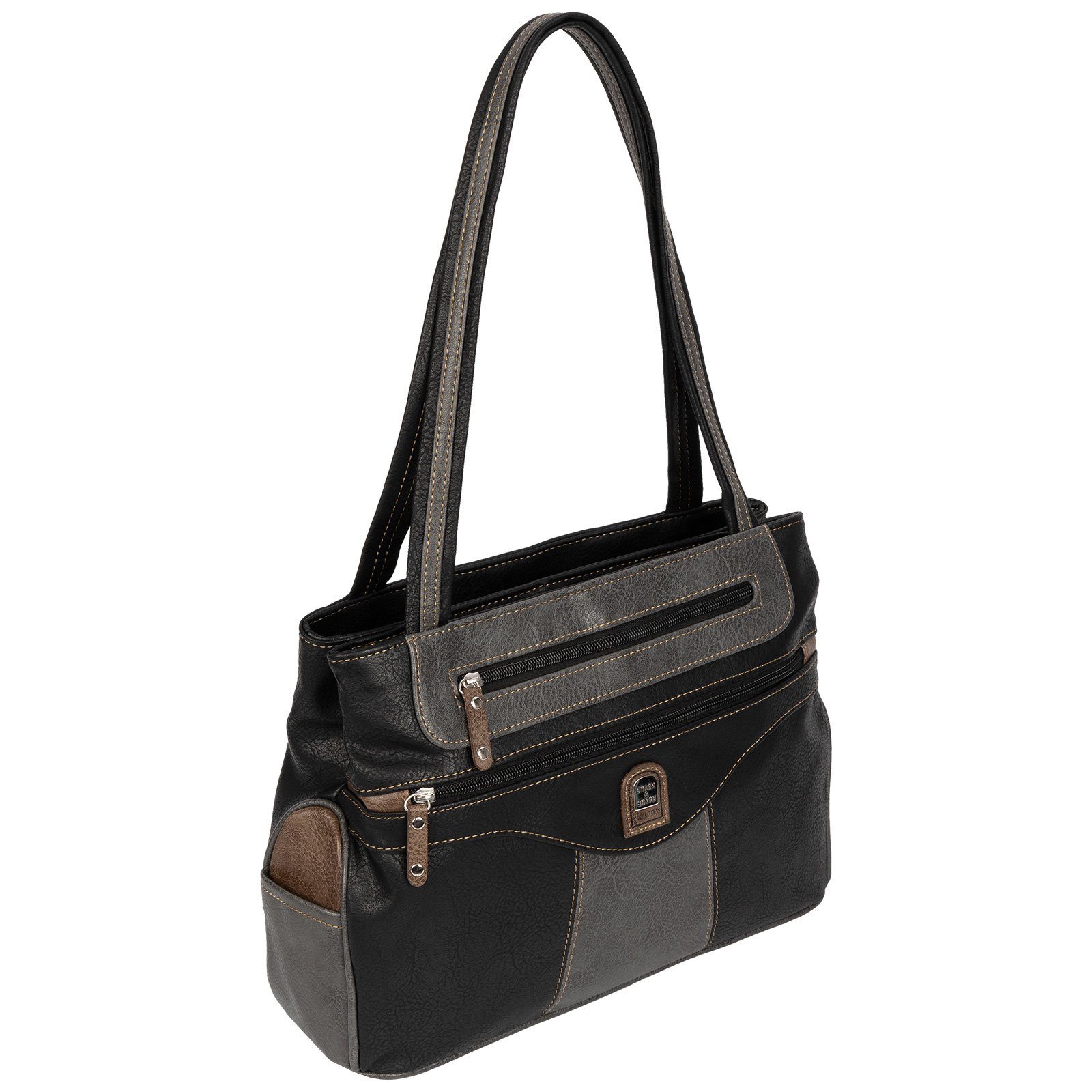 EAAKIE Umhängetasche Damen Tasche Schultertasche Umhängetasche Leder Optik Handtasche, als Schultertasche,Shopper,Handtasche tragbar