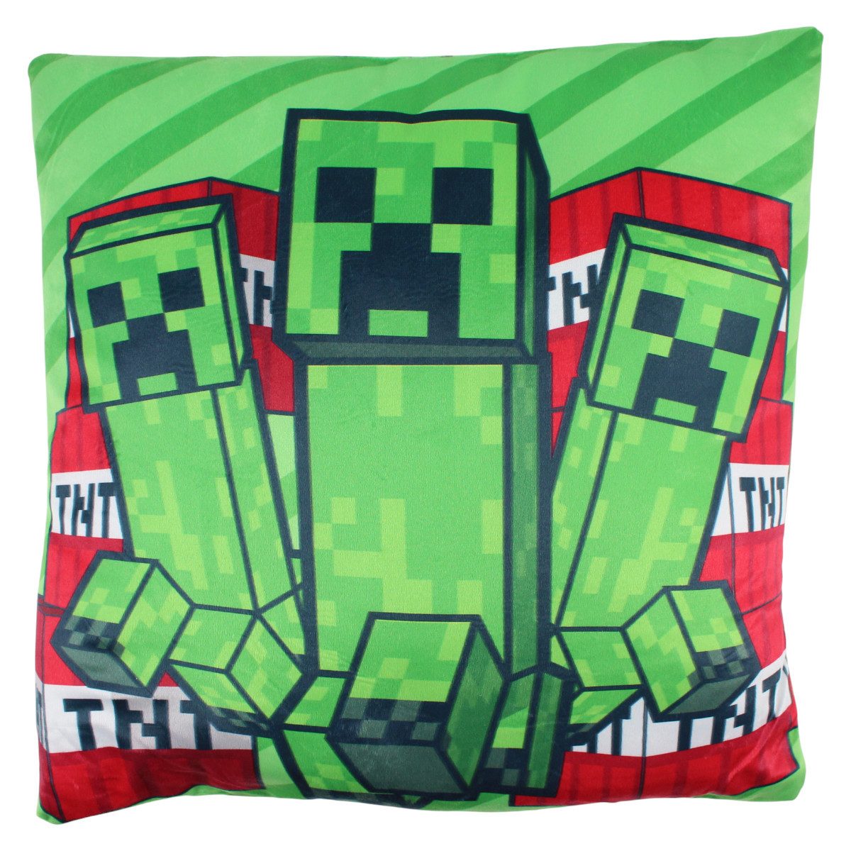 Minecraft Dekokissen Gamer Minecraft Steve und Alex Creeper Kissen Dekokissen 35x35 cm