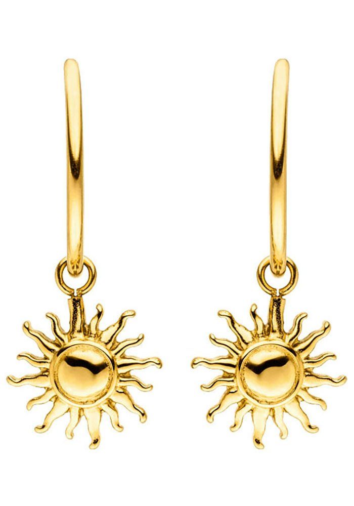 Purelei Paar Сережки-кільця Schmuck Geschenk Sun Сережки, mit abnehmbaren Einhänger, Earring-Sun, Einhänger abnehmbar