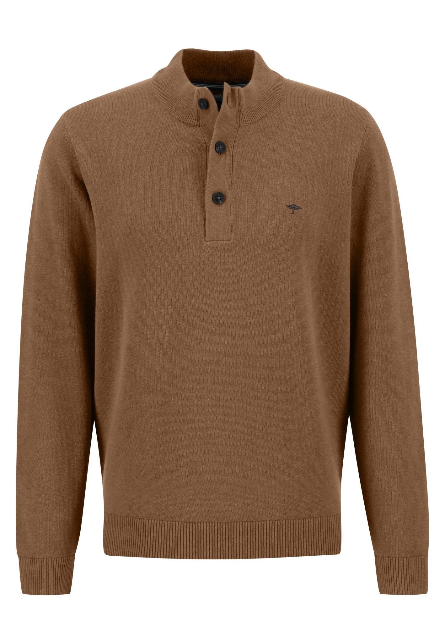 FYNCH-HATTON Strickpullover Troyer-Buttons