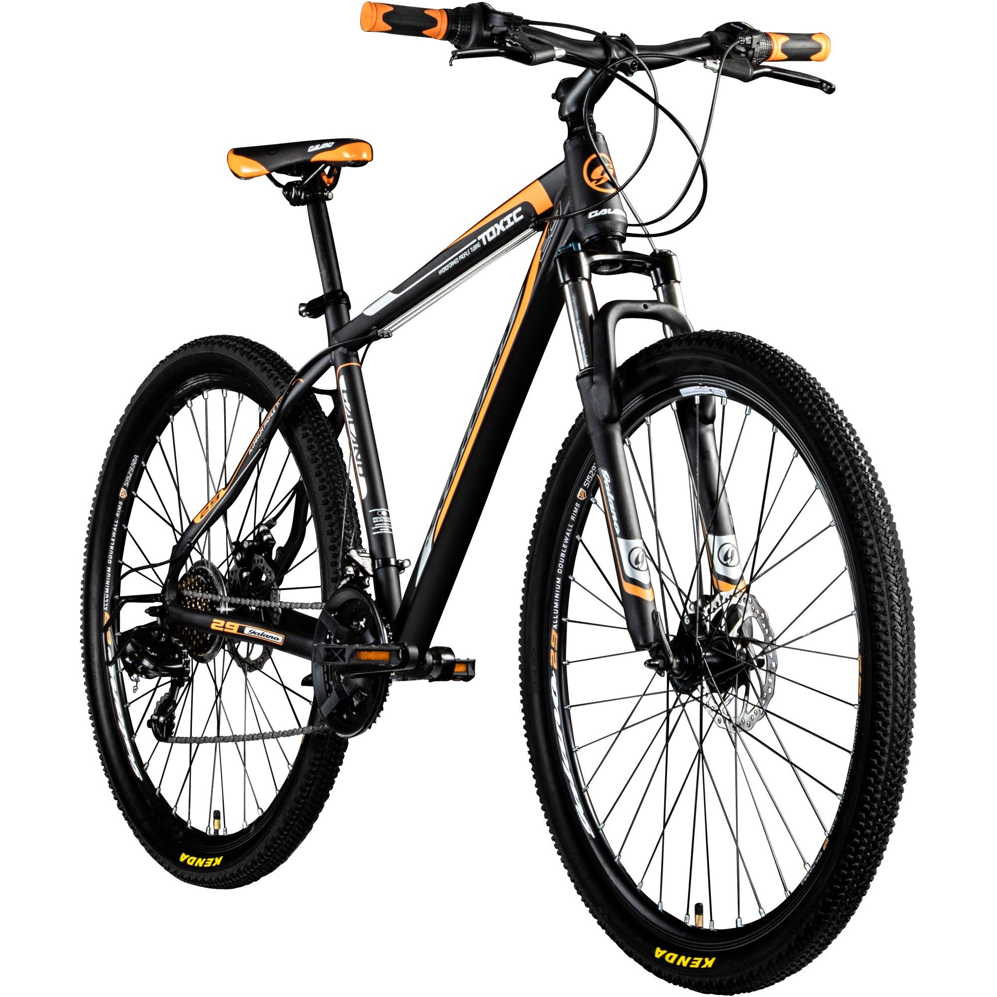Galano Mountainbike Toxic 29", 21 Gang, Kettenschaltung, Mountainbike Hardtail 29 Zoll für Erwachsene ab 175 cm MTB Fahrrad