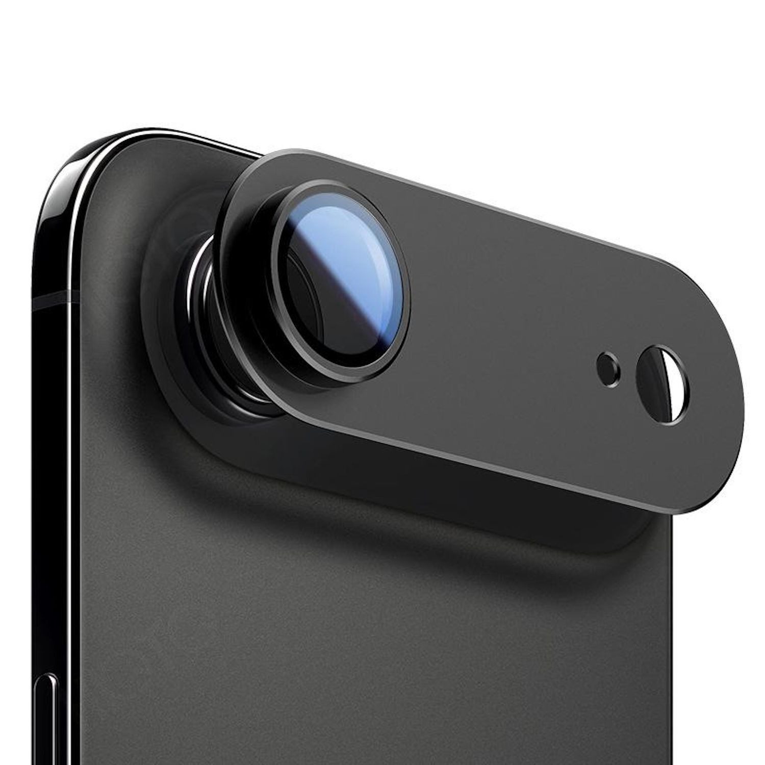 Wigento Handyhülle Für Apple iPhone 17 Air Kamera Full Schutzring Aluminium Schwarz, Aluminiumlegierung, hohe Lichtdurchlässigkeit, Anti-Fingerprint