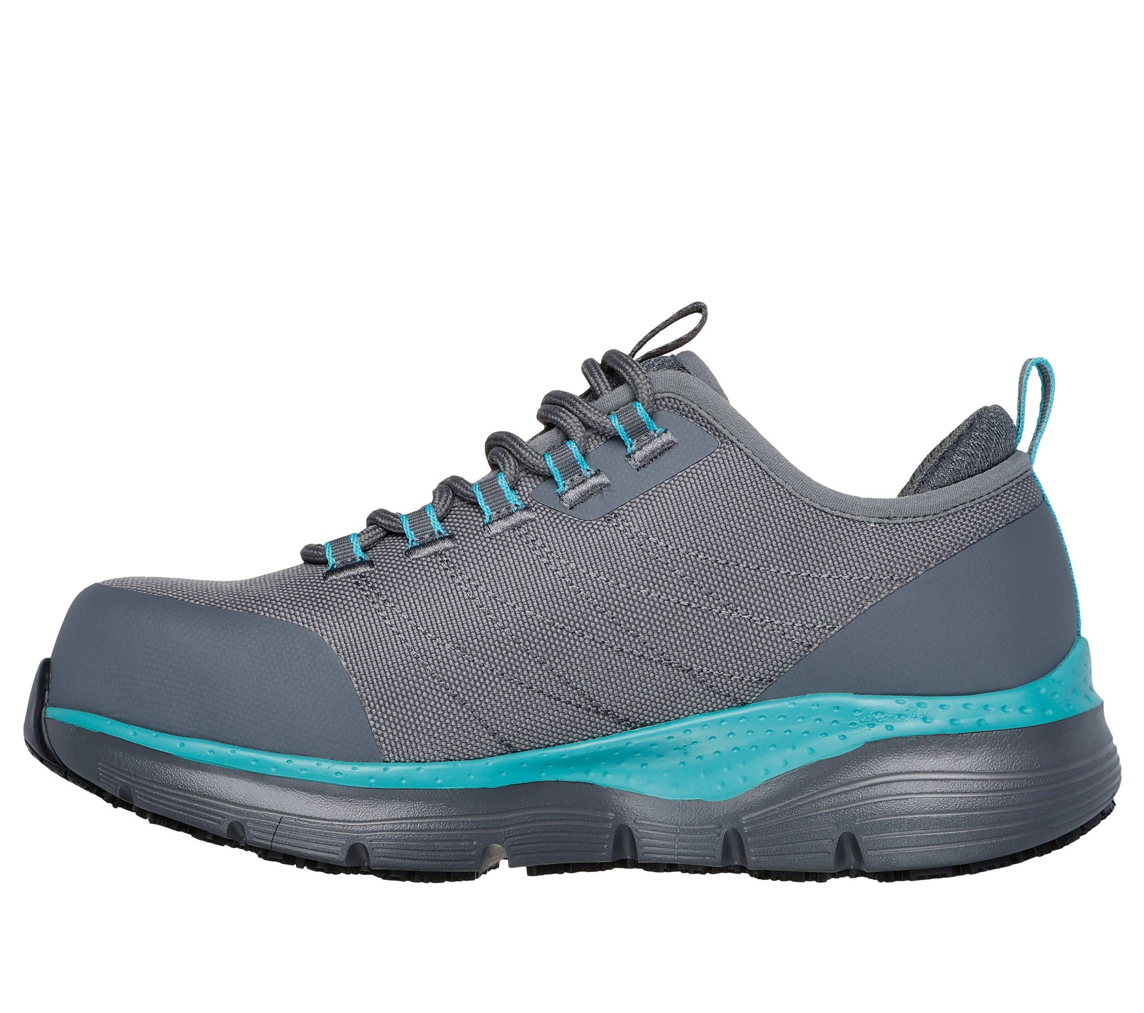 Skechers ARCH FIT SR EBINAL - Max Komfort und Sicherheit - Damen S3 SR ESD Arbeitsschuh Arch Fit Einlegesohle mit zertifizierter Unterstützung des Fußgewölbes