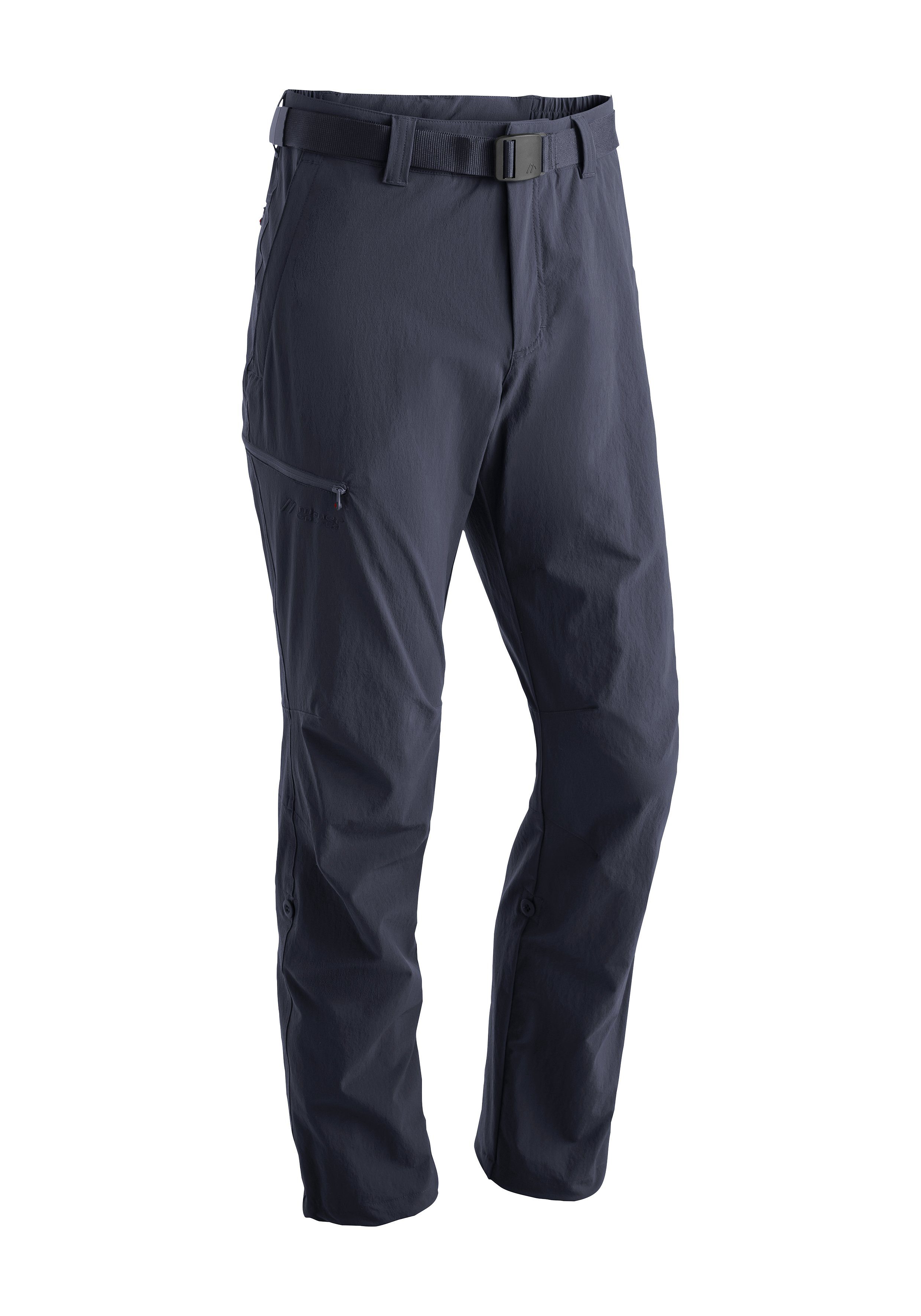 Maier Sports Funktionshose Nil Herren Wanderhose, atmungsaktive Outdoor-Hose mit Roll up Funktion dunkelblau