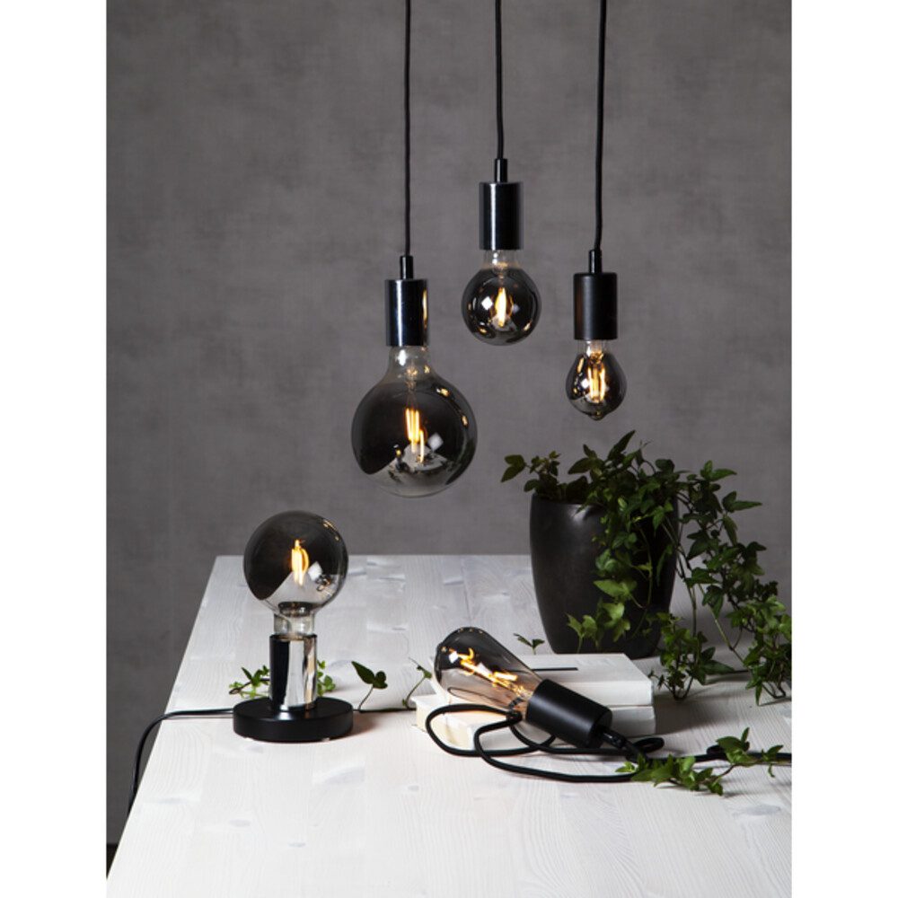 STAR TRADING LED-Leuchtmittel "Plain Smoke" E27, 1,8W, 2100K, 80lm, warmweiß, Ra: 80, E27, warmweiß