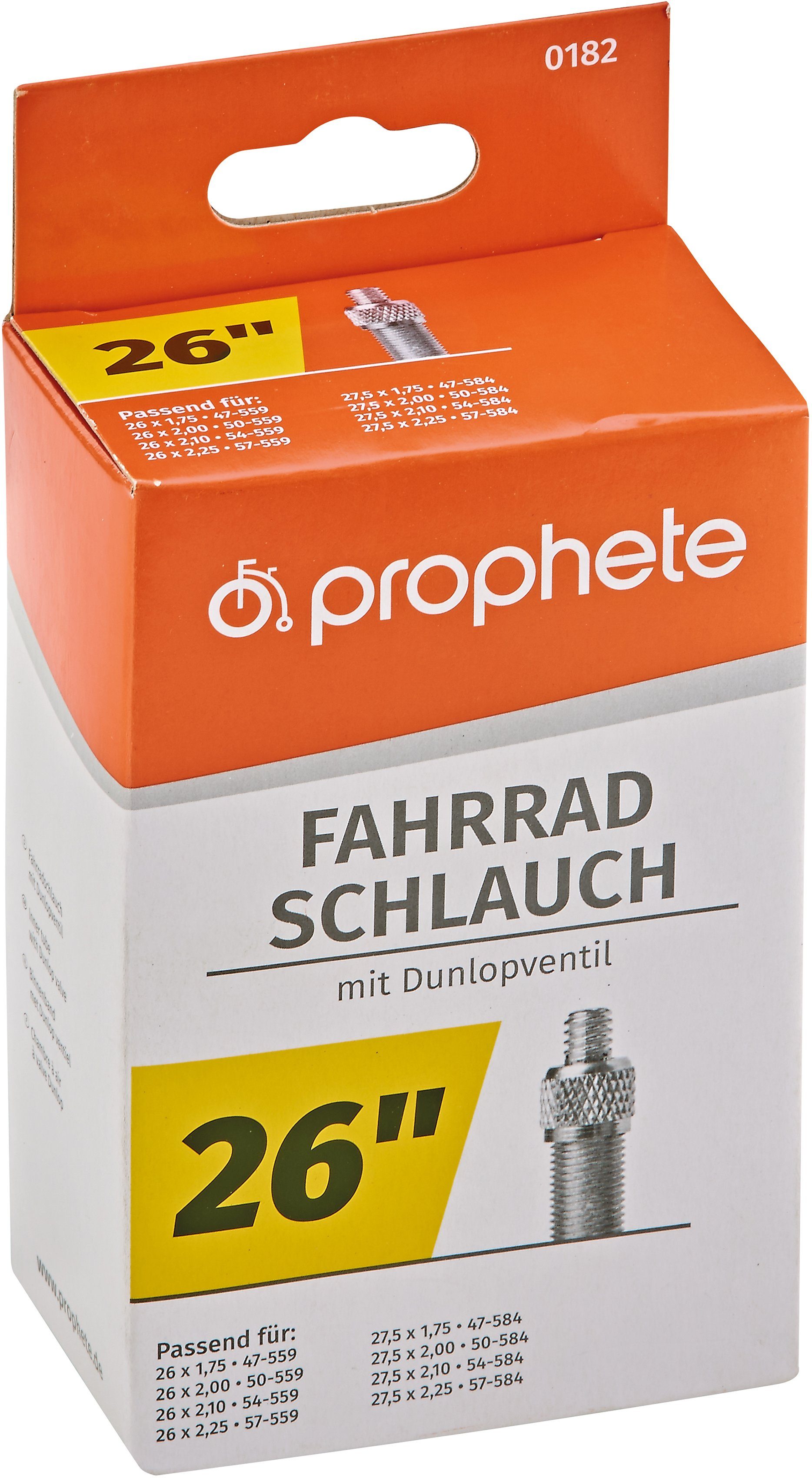 Prophete Fahrradschlauch, 26 Zoll (66,04 cm)