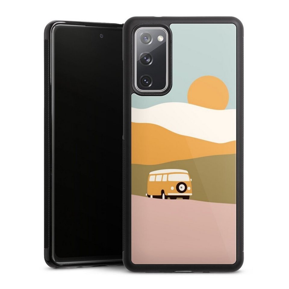 Samsung Galaxy S20 Fe Hülle Selbst Gestalten DeinDesign Handyhülle Retro Landschaft bunt Van Minimal, Samsung Galaxy