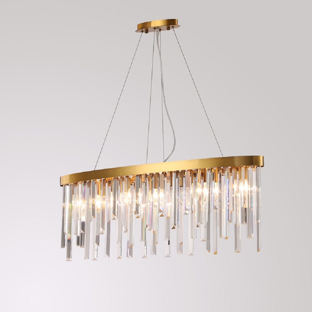 PGA-Lights Pendelleuchte Pendelleuchte Starnberg Länge 90cm mit funkelnden günstig online kaufen