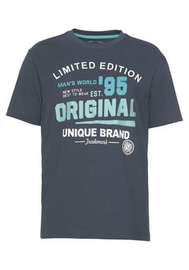 Man's World T-Shirt mit Frontprint