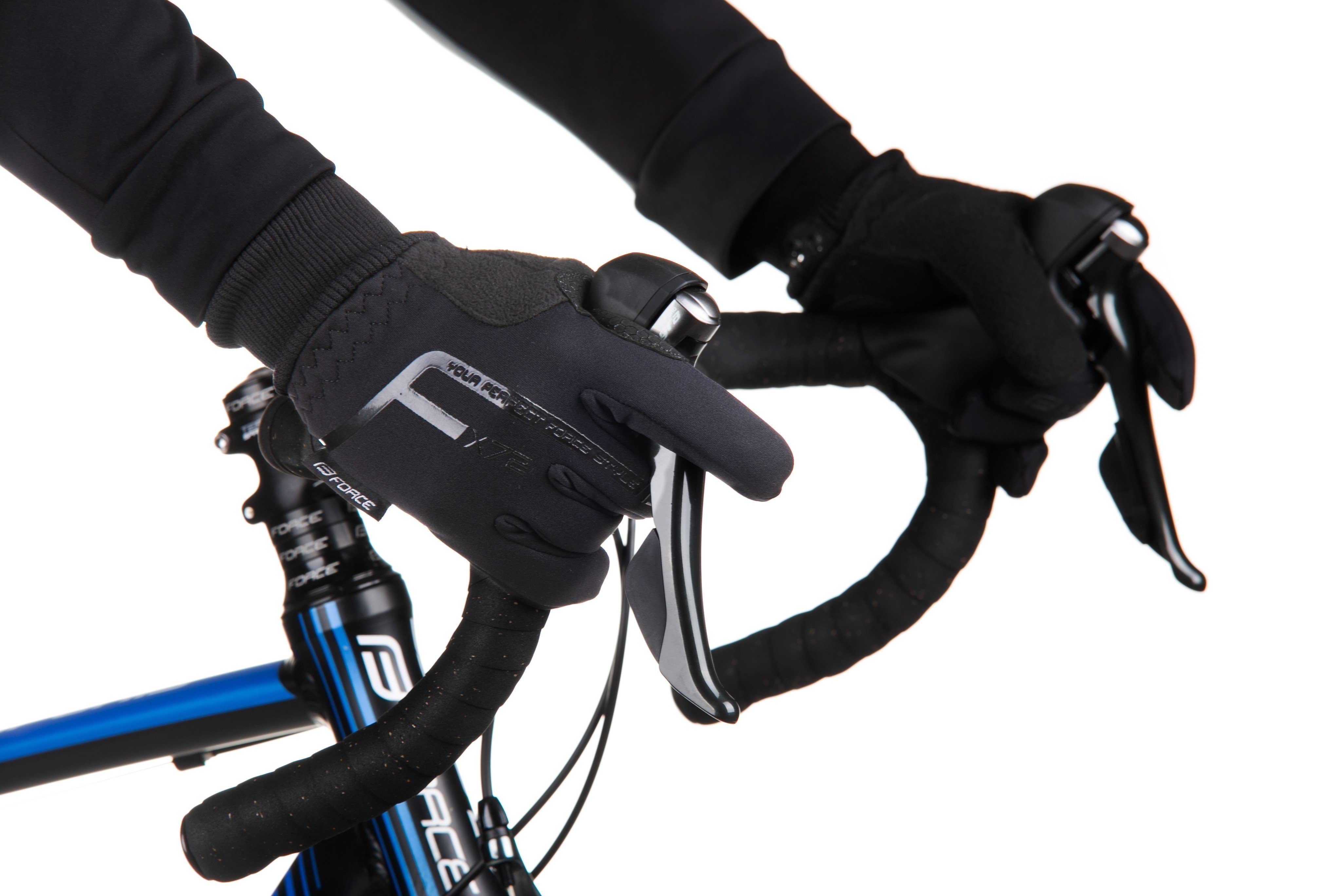 FORCE Fahrradhandschuhe Winterhandschuhe FORCE X72 schwarz günstig online kaufen