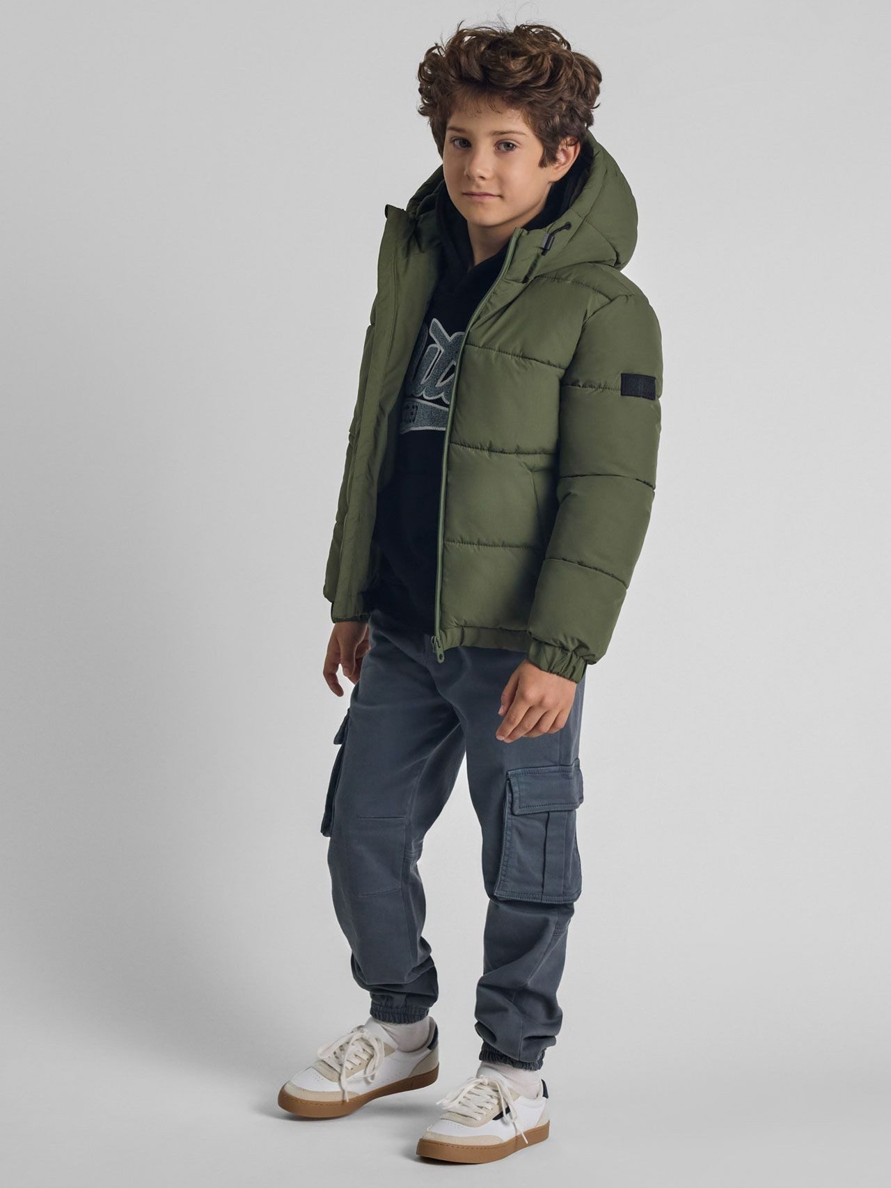 MINOTI Winterjacke Jacke aus Ripstop-Stoff  (2y-14y) trendiger Aufnäher am günstig online kaufen