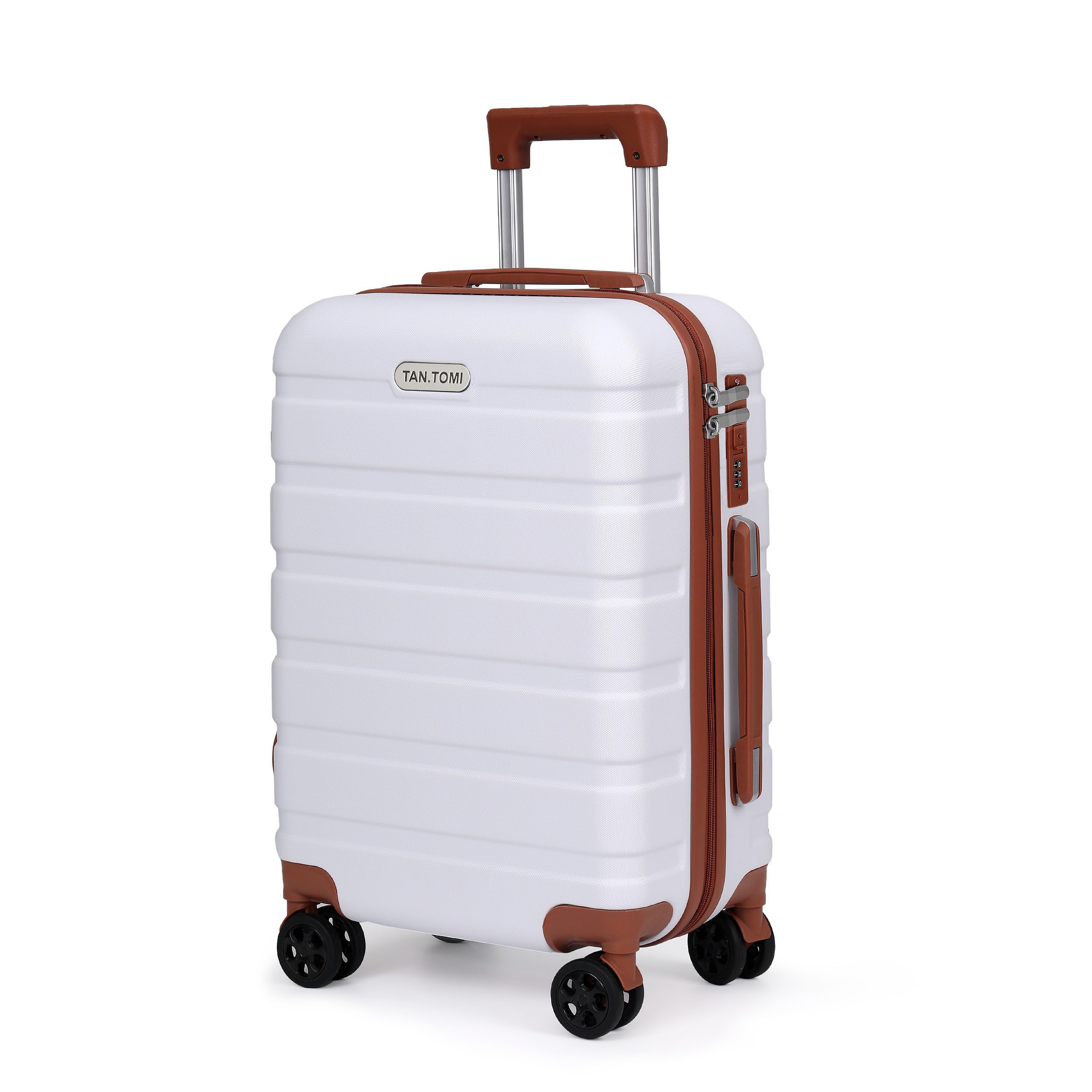 TAN.TOMI Handgepäckkoffer Koffer Hartschale Leicht Reisekoffer ABS Geräumig günstig online kaufen
