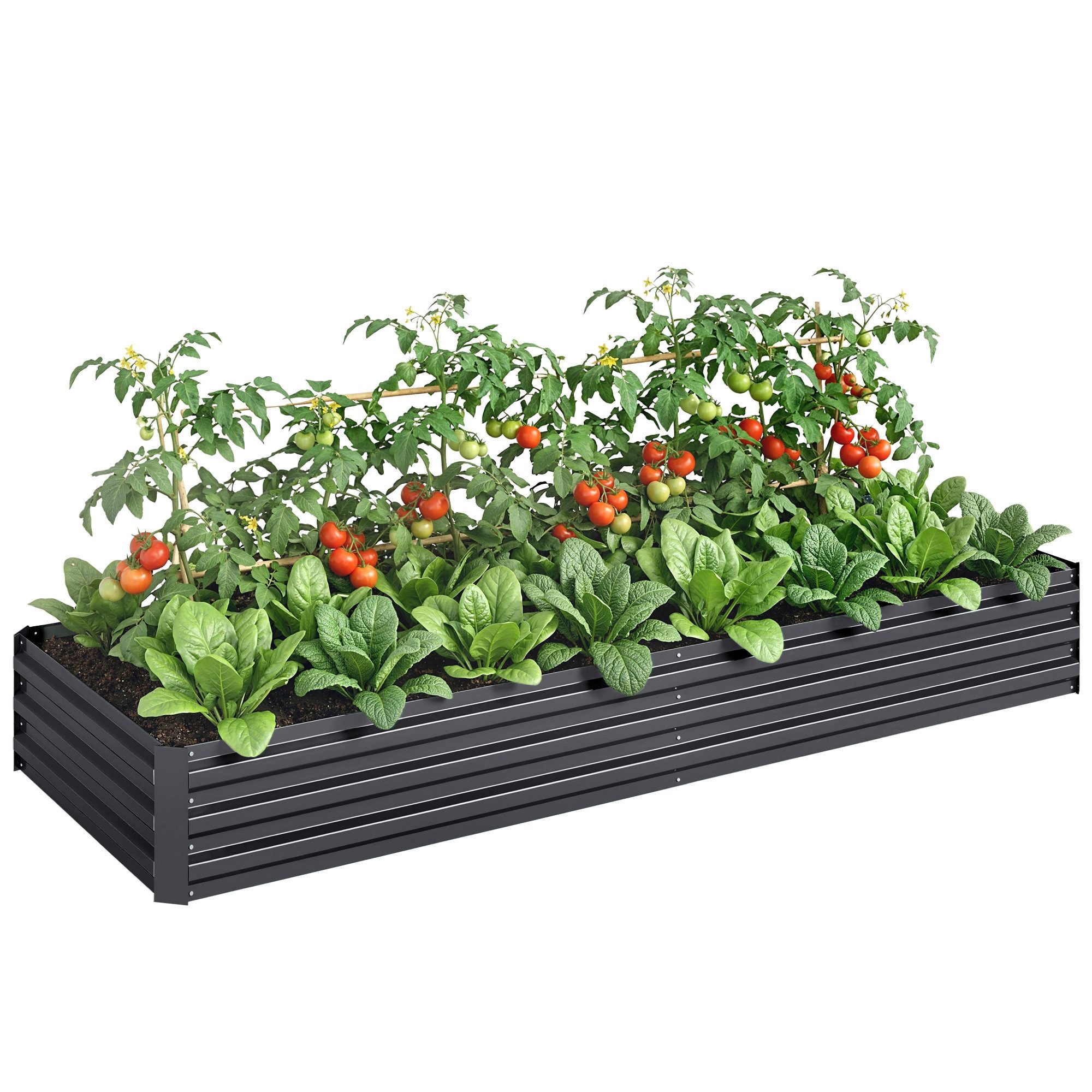 Hochbeet Rechteckiger Gemüsepflanzkasten für den Garten