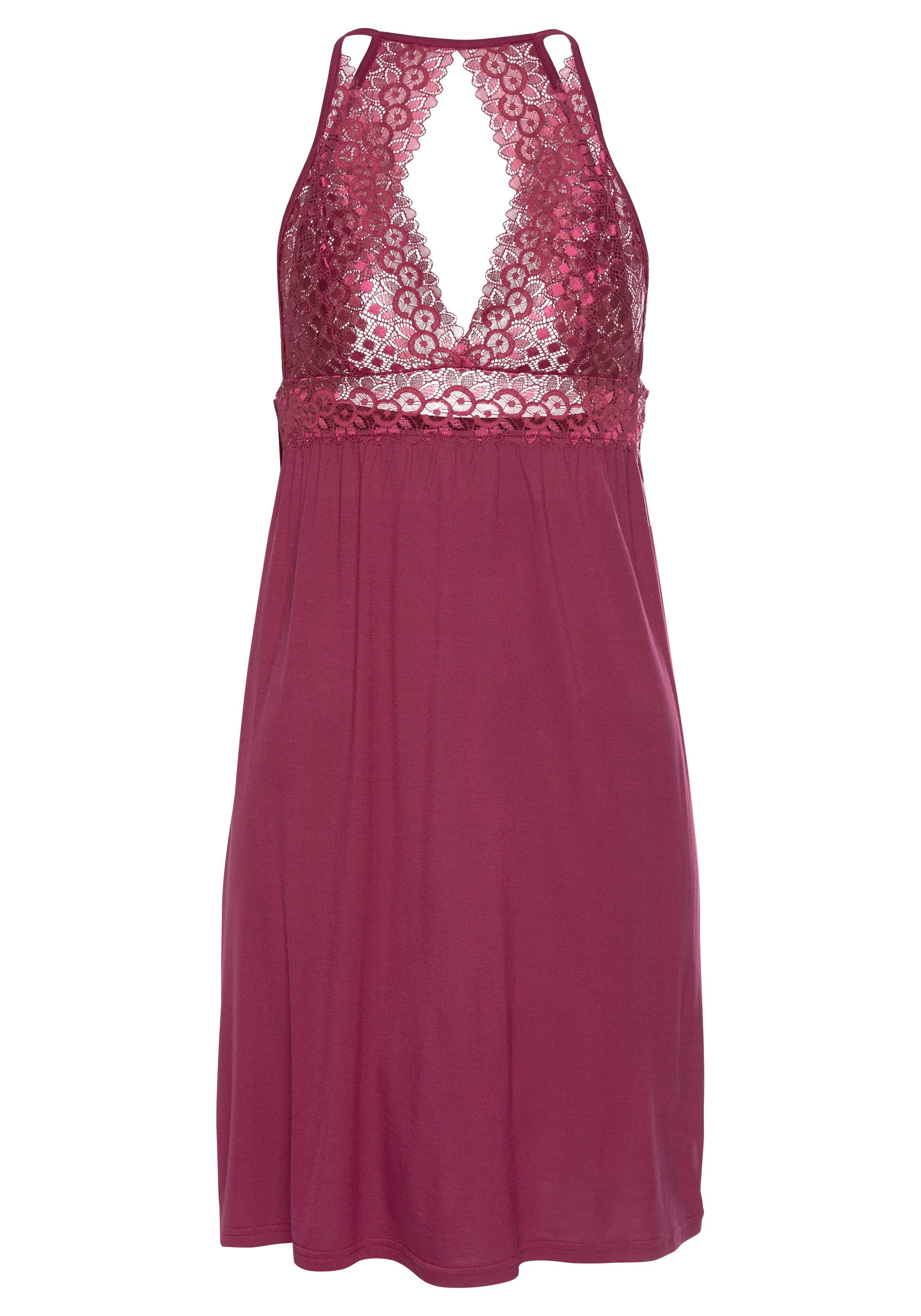 LASCANA Negligé mit transparenter Spitze. € 34,99