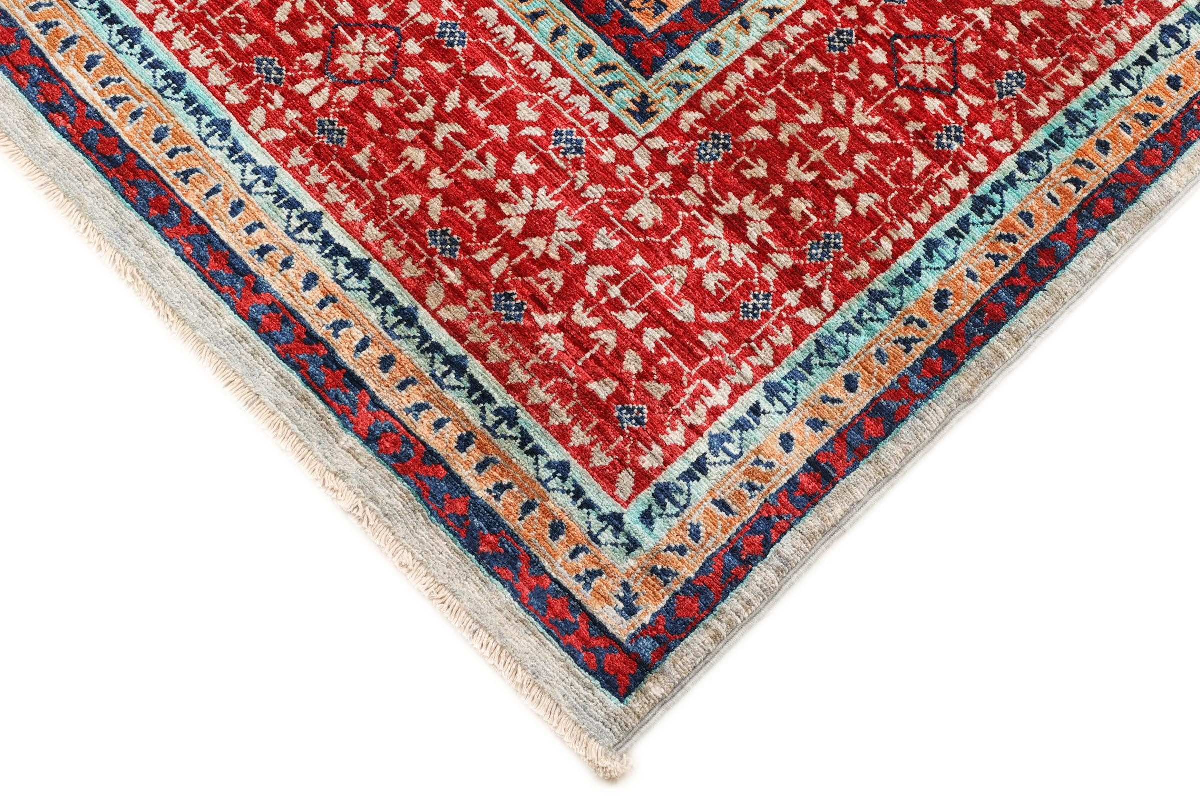 Nain Trading Orientteppich Mamluk 178x246 Handgeknüpfter Orientteppich, rechteckig, Höhe: 10 mm