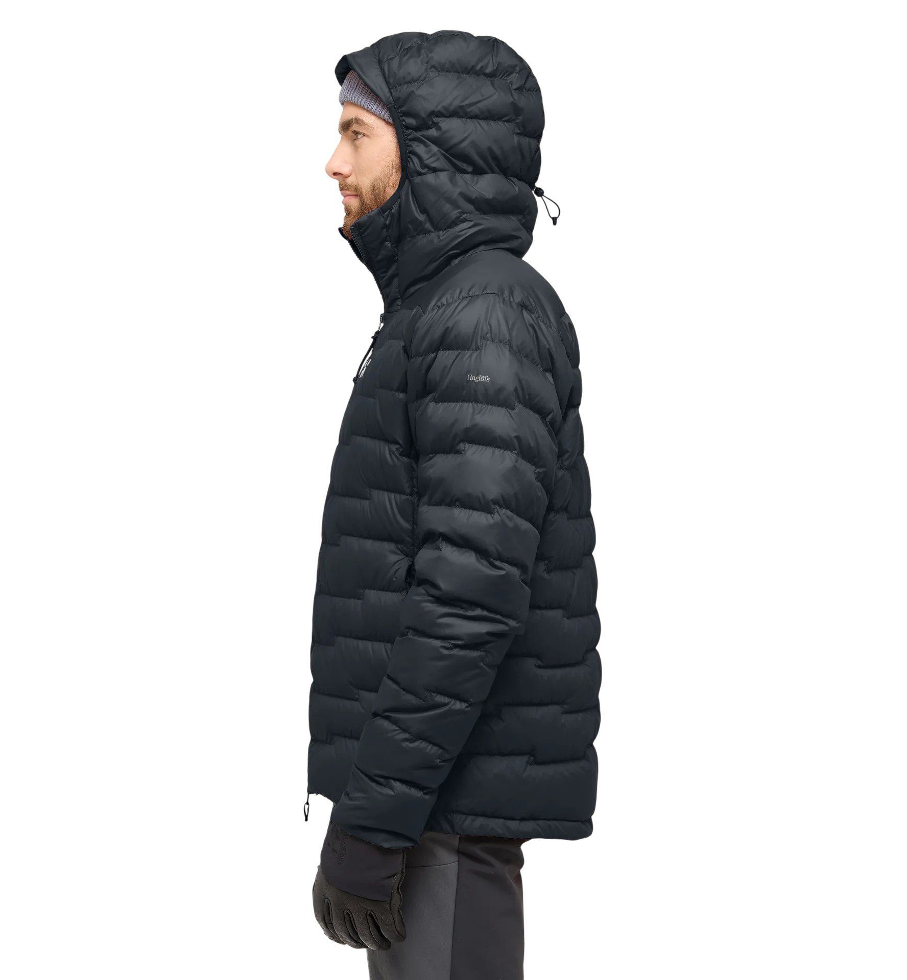 Haglöfs Winterjacke Isolationsjacke ROC Flash Down Hood (Daunenjacke) schwarz Herren