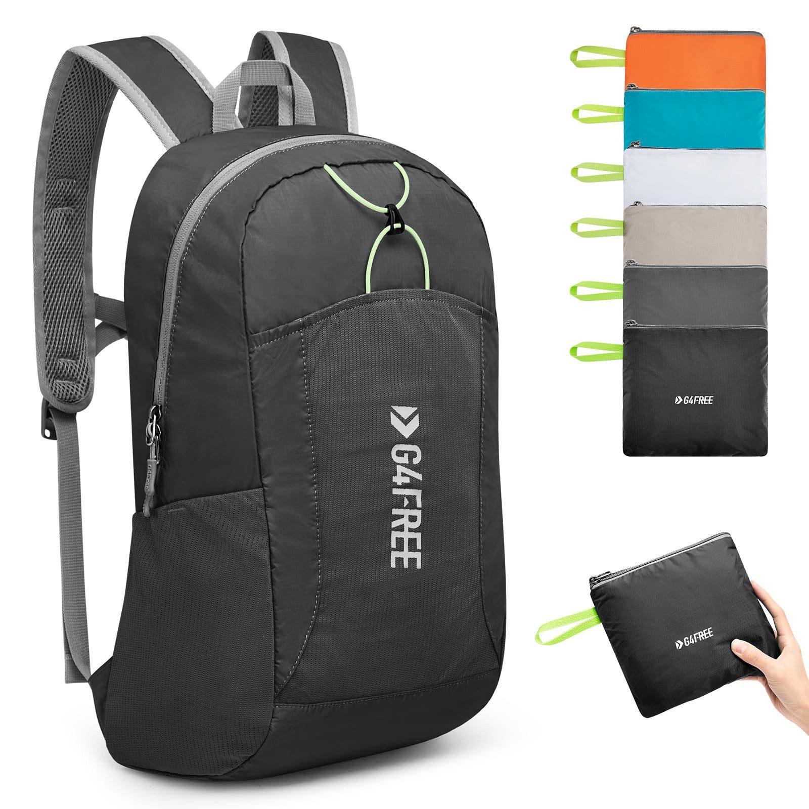 G4Free Wanderrucksack (1-tlg), 24L Faltbarer, wasserdichter Wanderrucksack