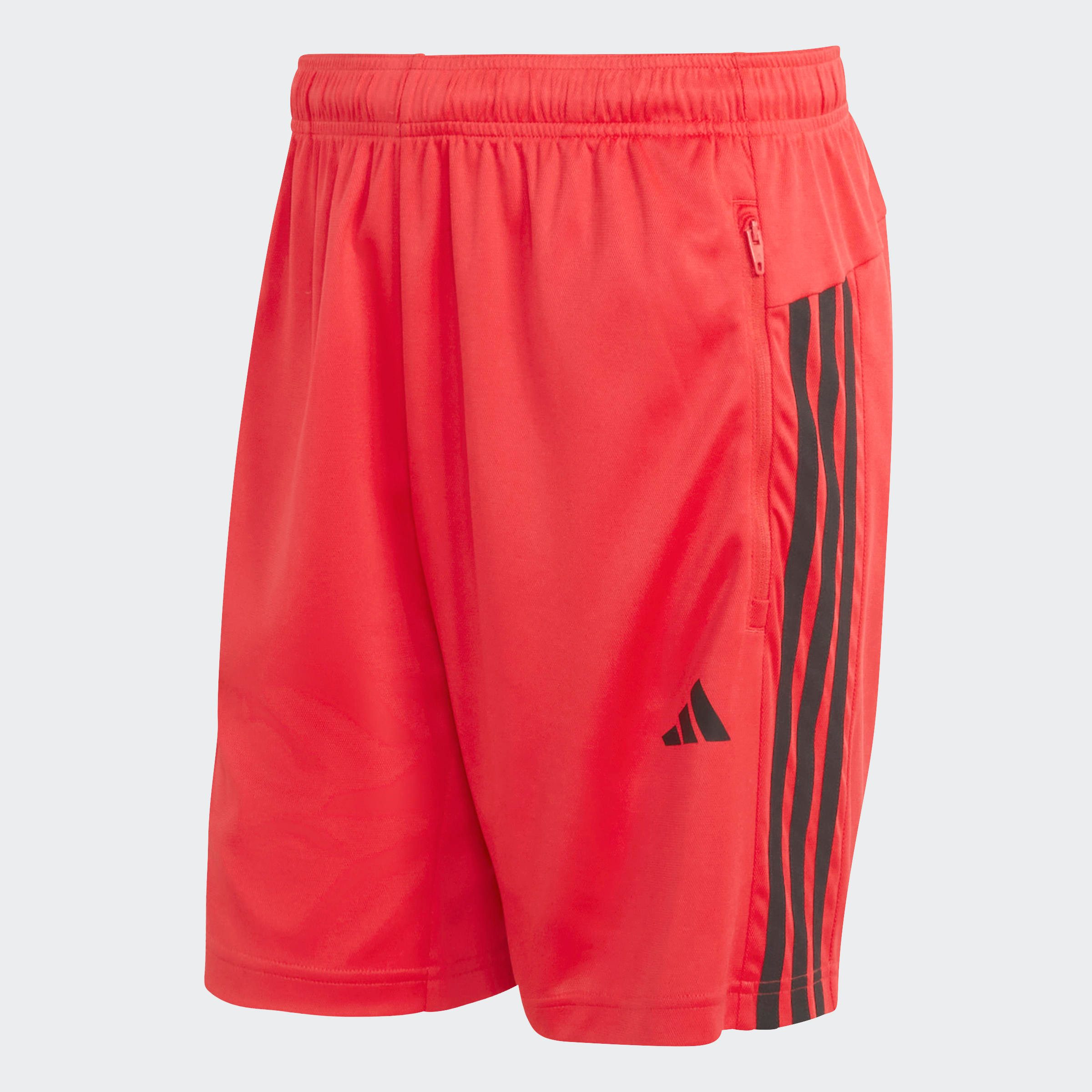 Shorts WORKOUT ESSENTIALS BASE 3-STREIFEN PIKEE-, 23 CM