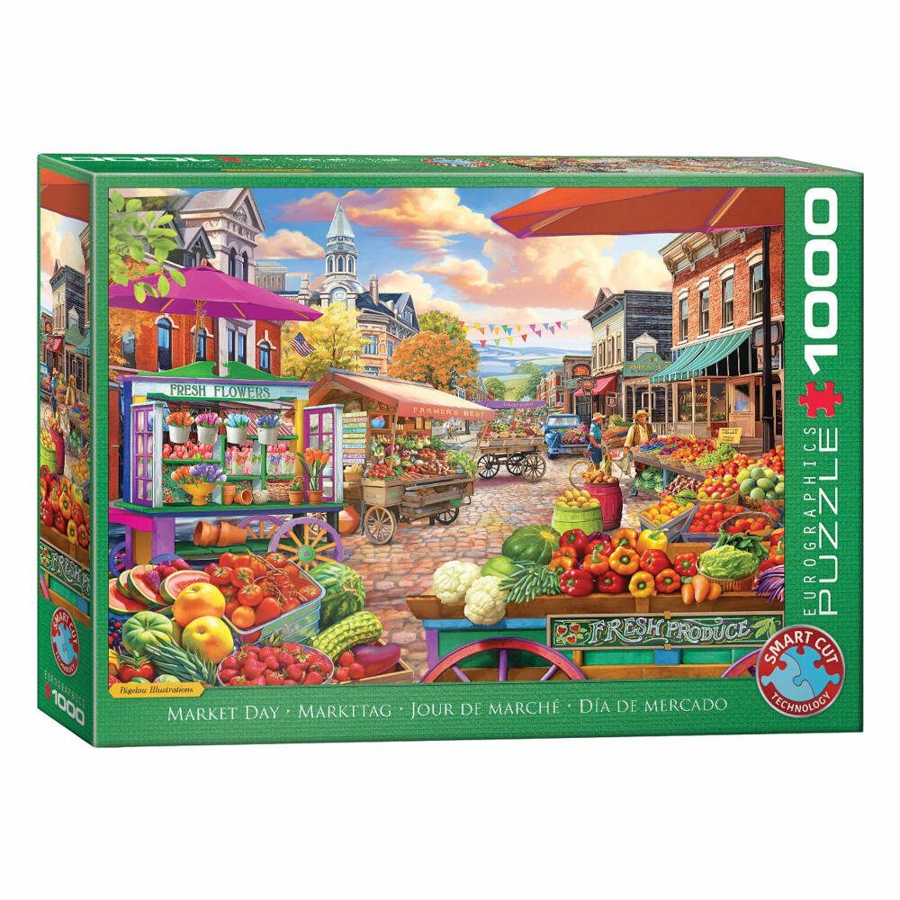EUROGRAPHICS Puzzle Markttag, 1000 Puzzleteile
