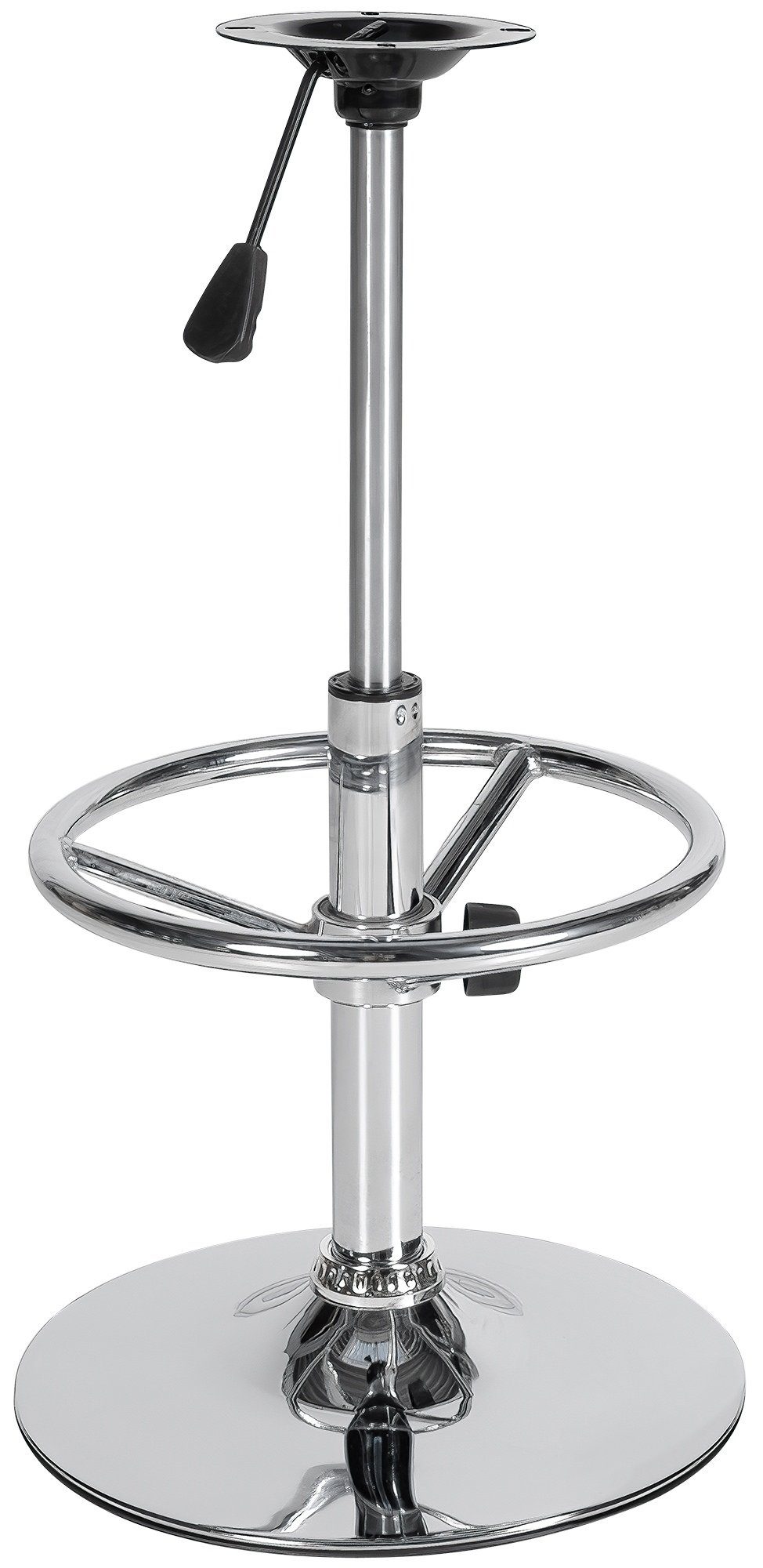 CLP Barhocker Ersatz-Gestell für Barhocker, mit runder Fußstütze
