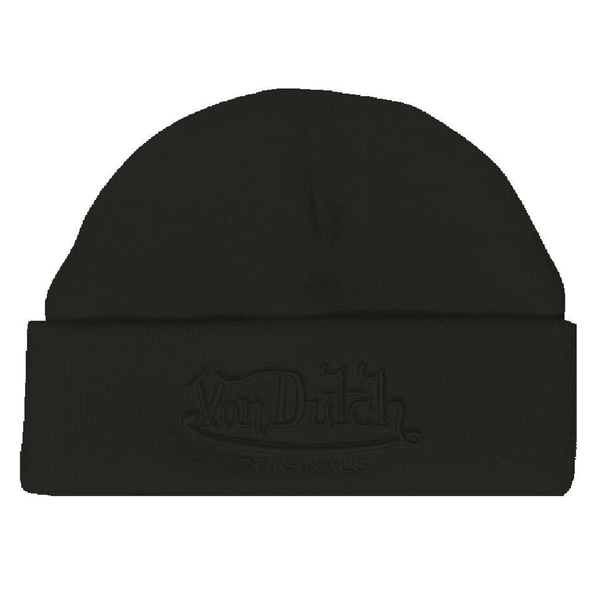 Von Dutch Beanie Von Dutch Originals Beanie Short Basic Flap Embroidery VD Trend (Beanie, Beanie)