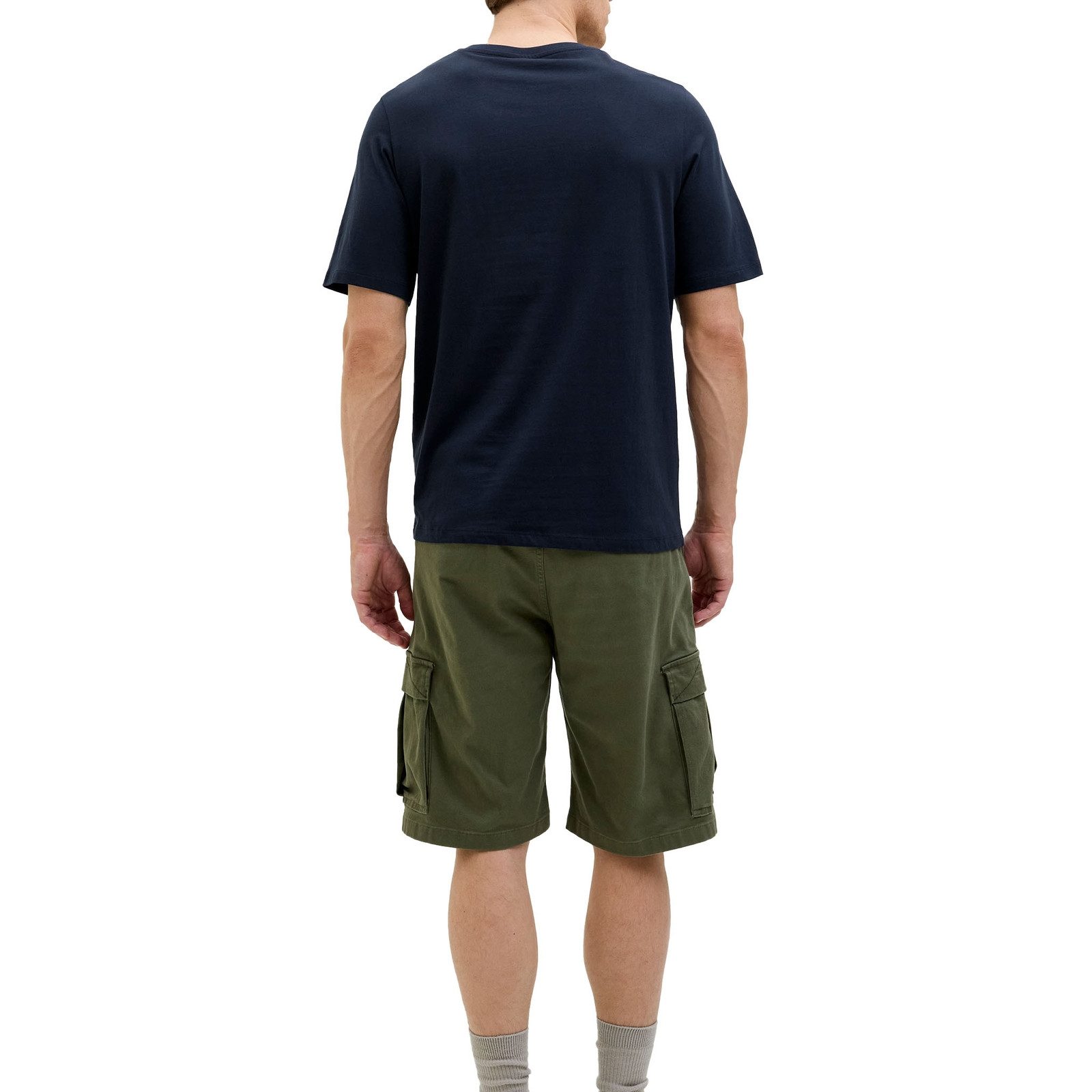 Jack & Jones T-Shirt JJHAWAII Shape Tee SS Crew Neck LN mit Rundhalsausschnitt – Bild 3 von 5