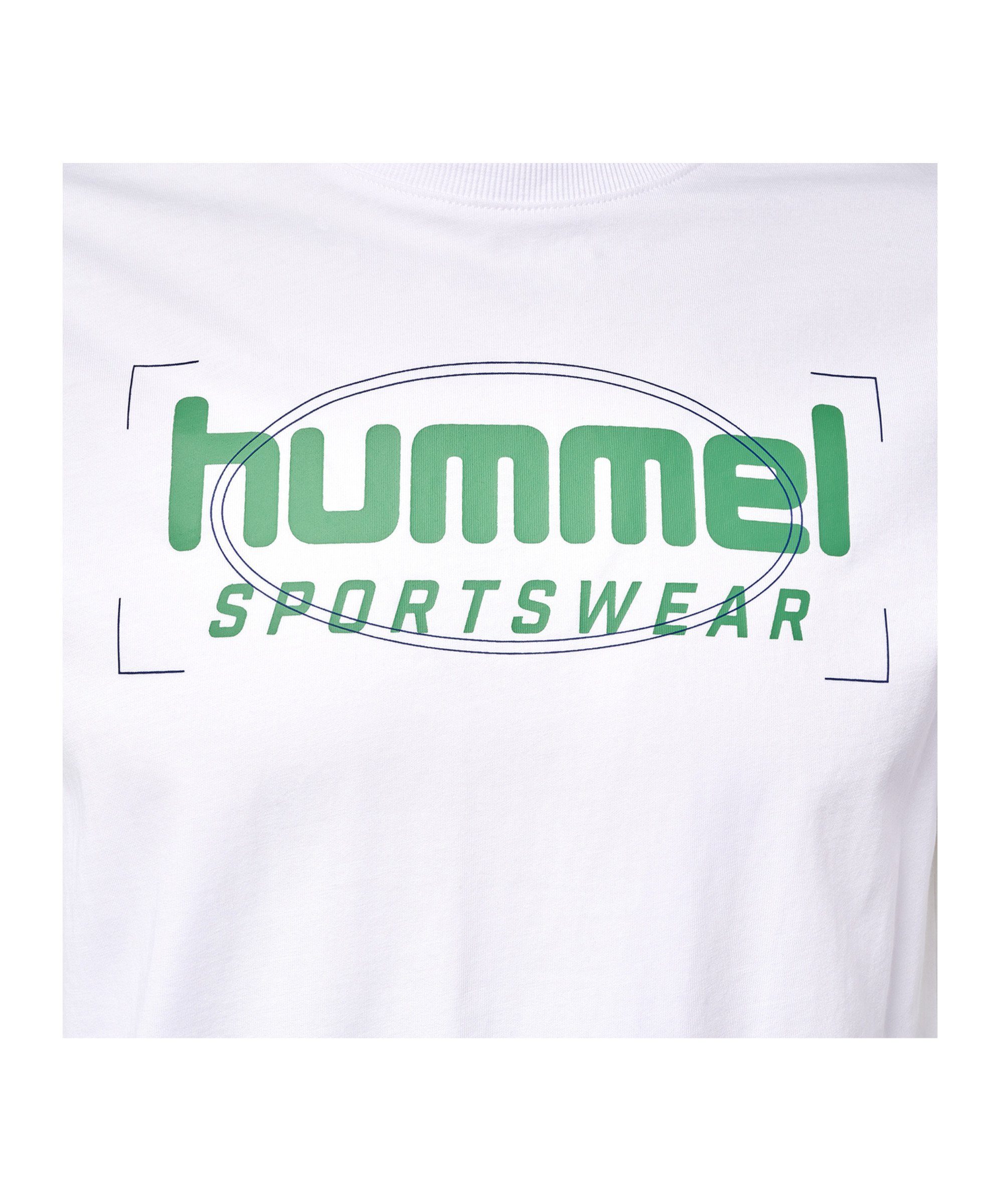 hummel T-Shirt Hummel hmlLGC Harry F6110 T-Shirt Weiß Baumwolle