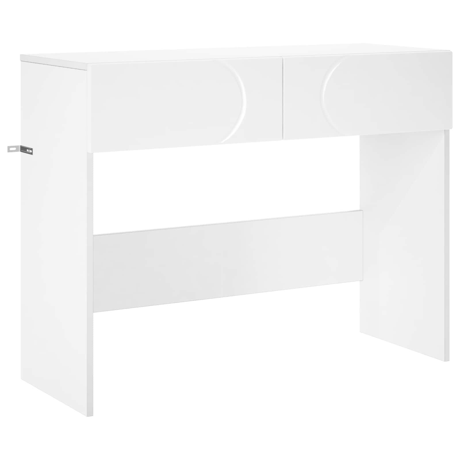 vidaXL Konsolentisch Konsolentisch Weiß 96,5 x 38 x 75 cm Holzwerkstoff (1-St)