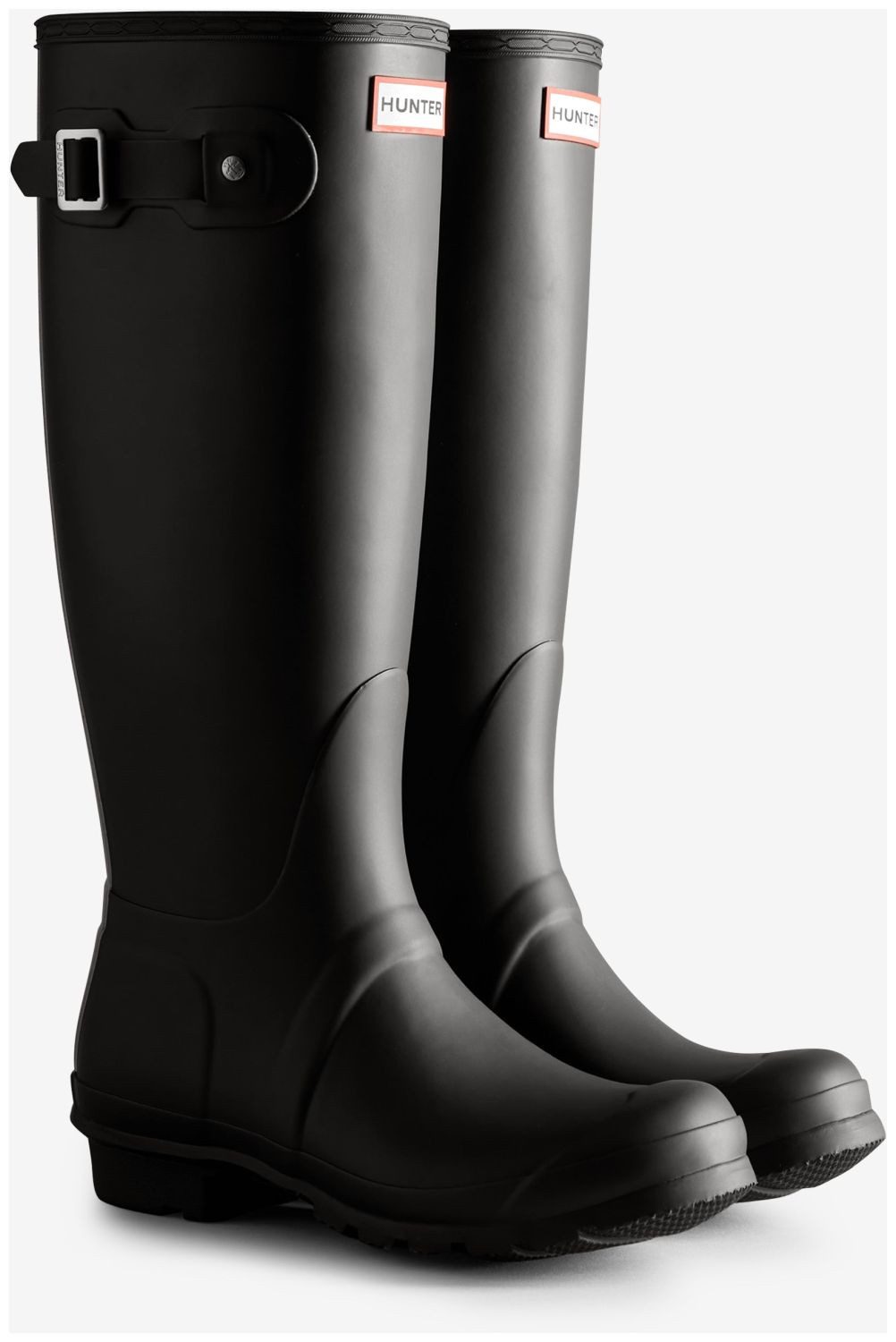 Hunter Hunter Original Tall Tri Colour Logo Boot Black Sneaker