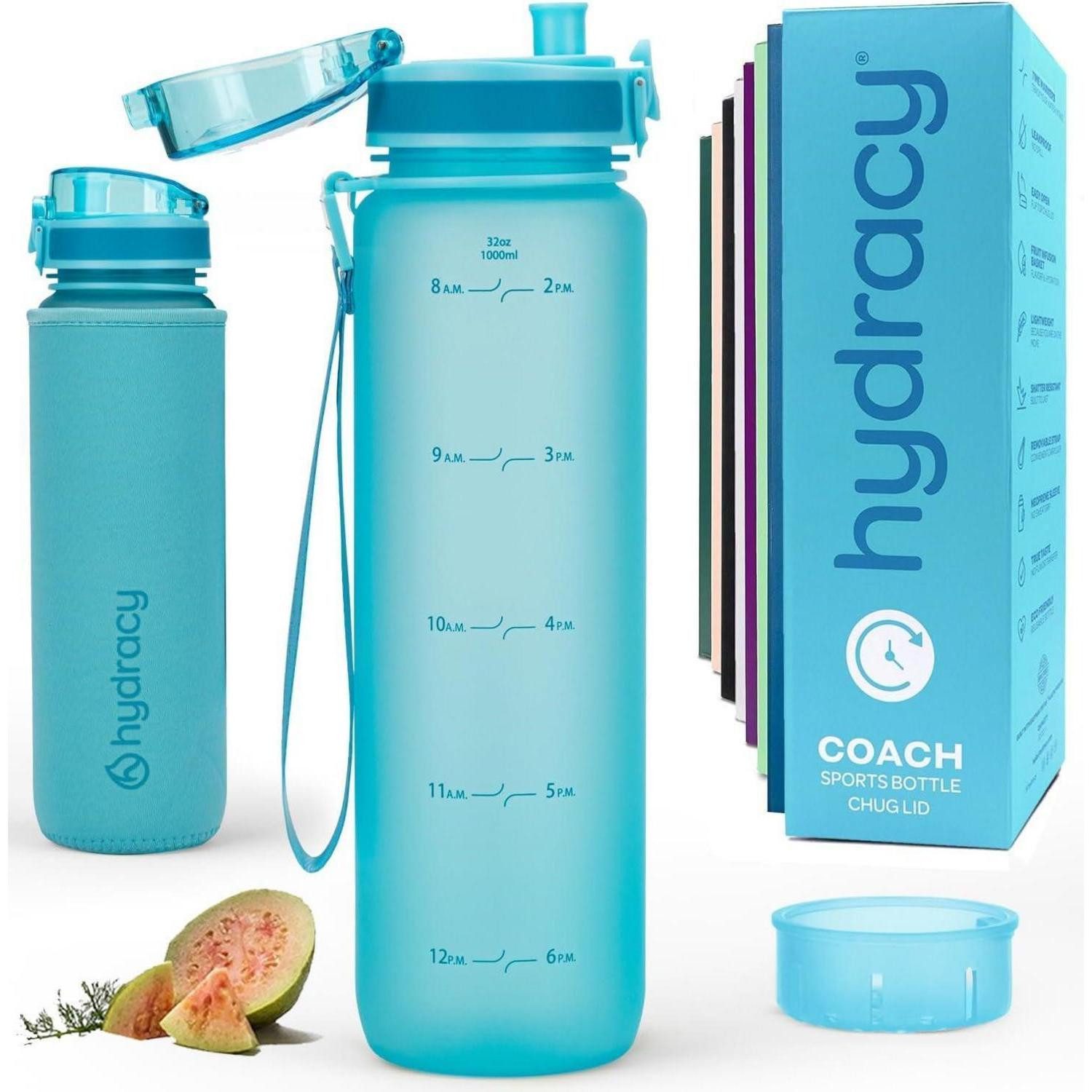 LuxusKollektion Trinkflasche Trinkflasche mit Fruchteinsatz 1L BPA-frei Auslaufsicher