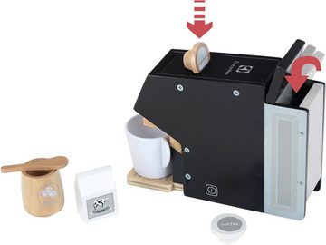 Klein Kinder-Kaffeemaschine Holzspielzeug, Electrolux, Holz, mit Kaffeekapseln und Zubehör aus Holz